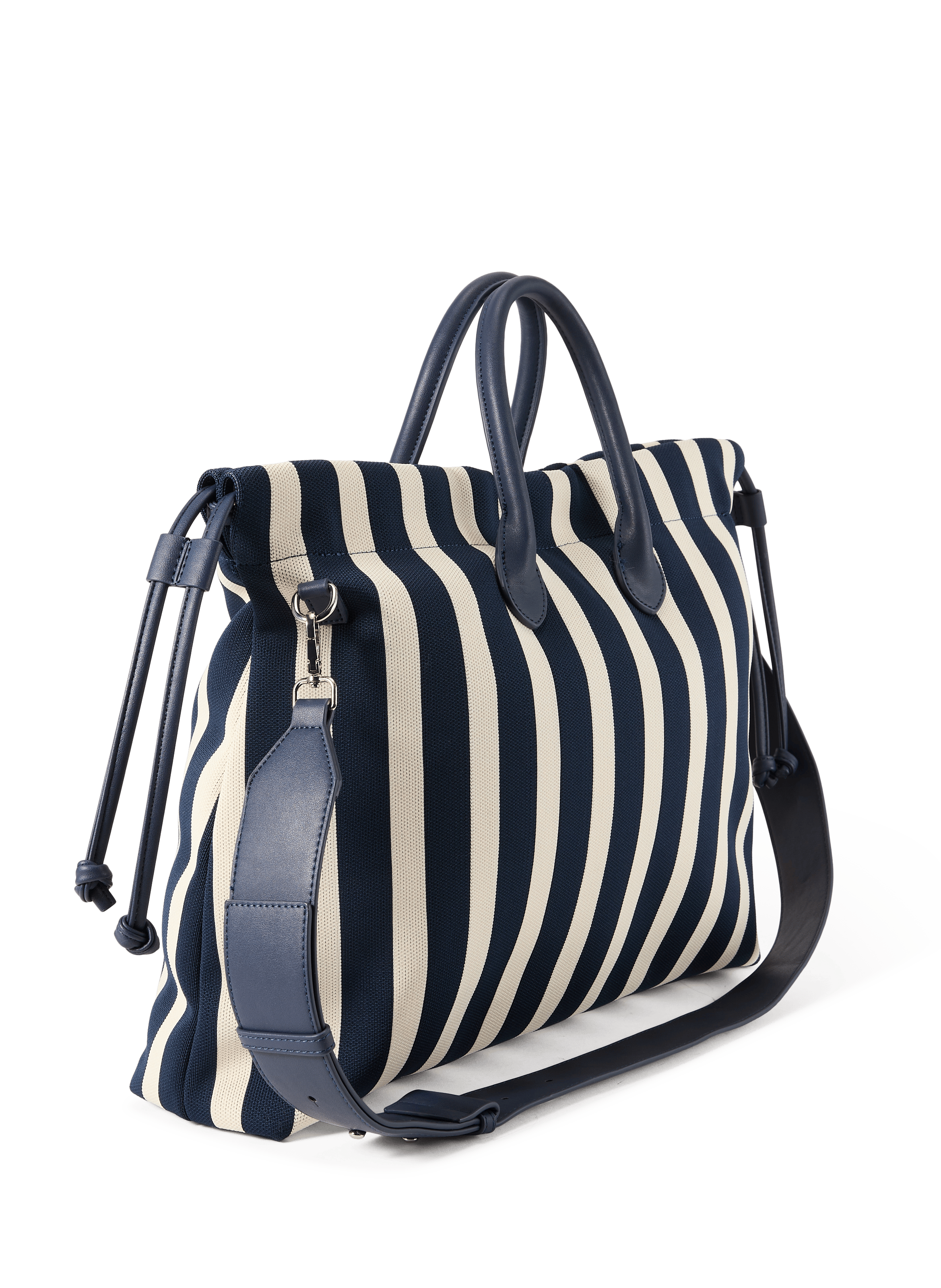 Striped tote bag AU PRINTEMPS PARIS Blue