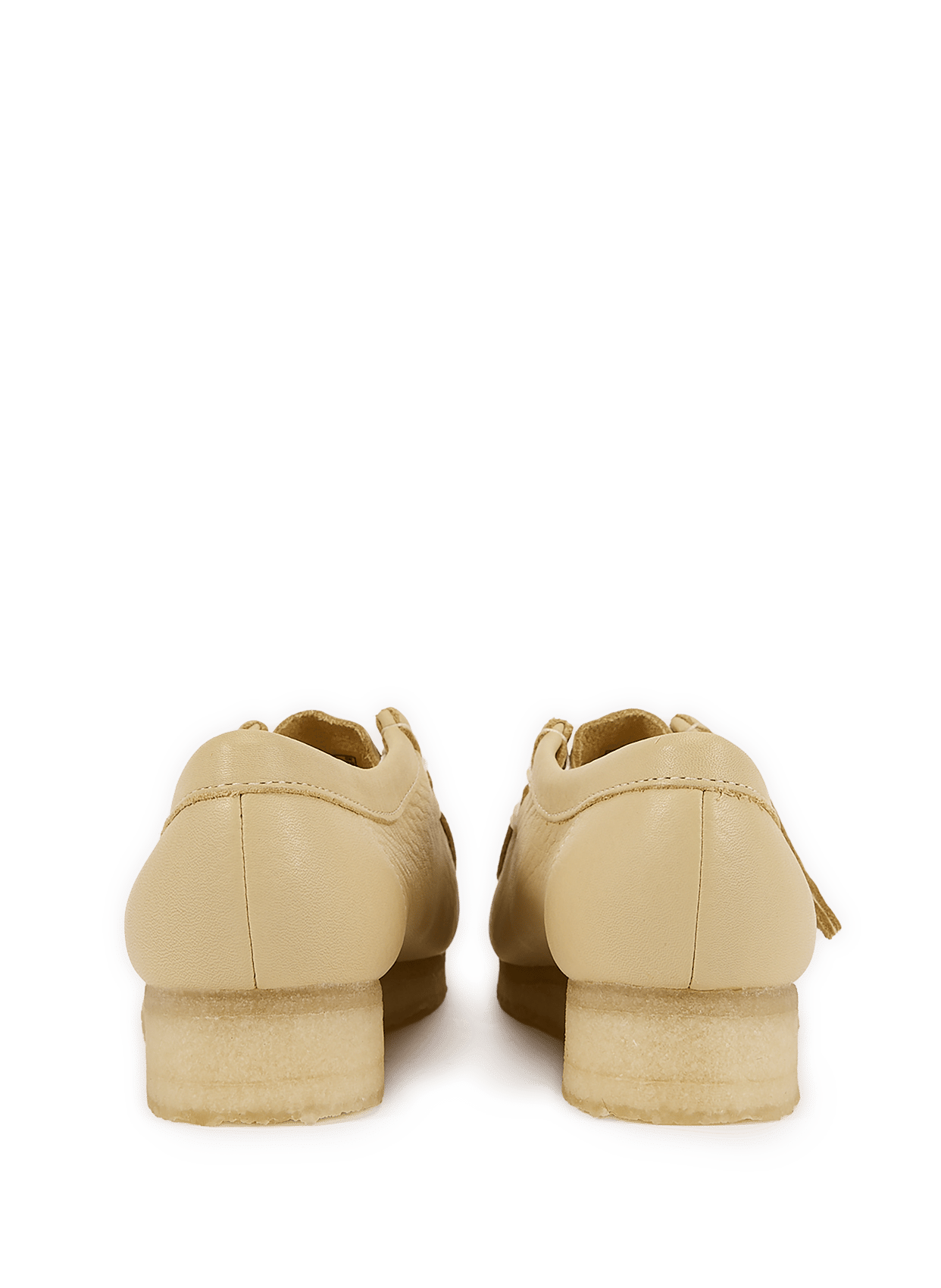 Mocassins Wallabee en peau CLARKS Jaune