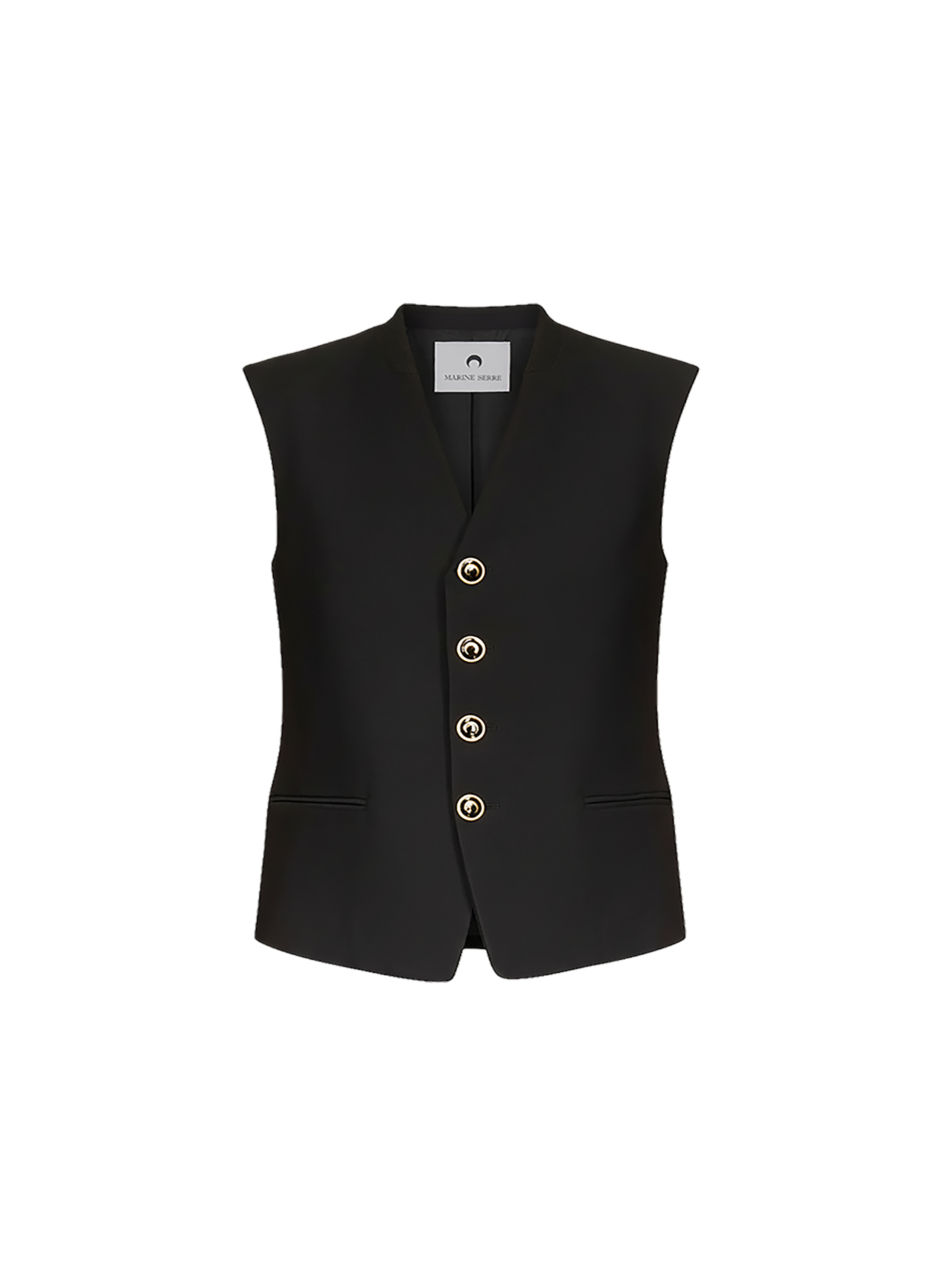 Veste tailleur sans manches MARINE SERRE Noir