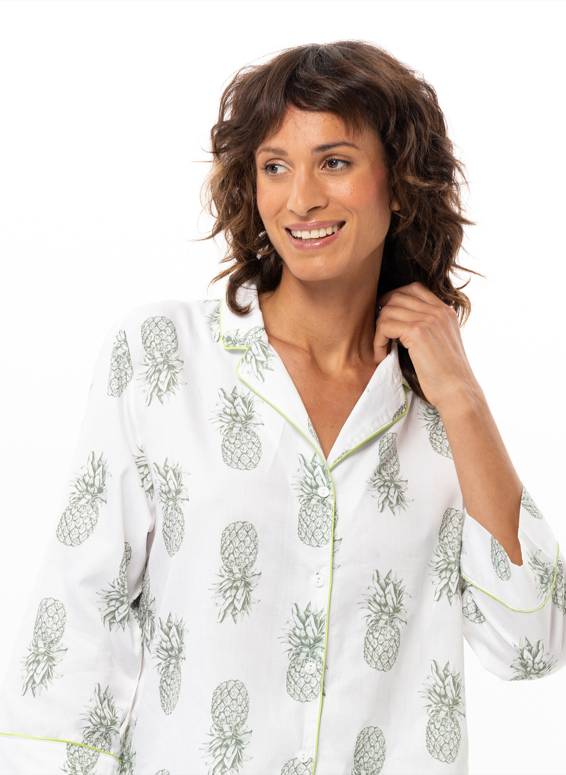 Pyjama boutonné en coton acapulco 206 LE CHAT Multicolore