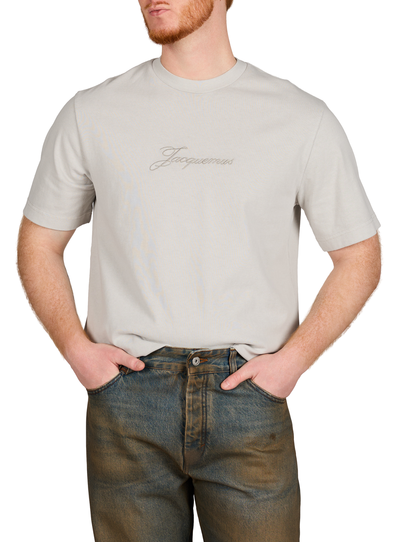 T-shirt en coton JACQUEMUS Beige