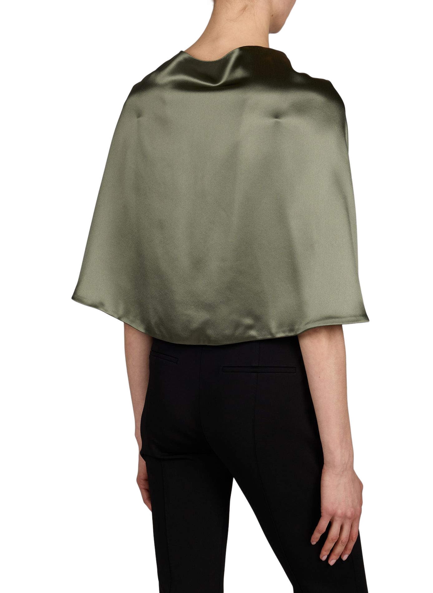 Cape satinée Pinlos BY MALENE BIRGER Vert
