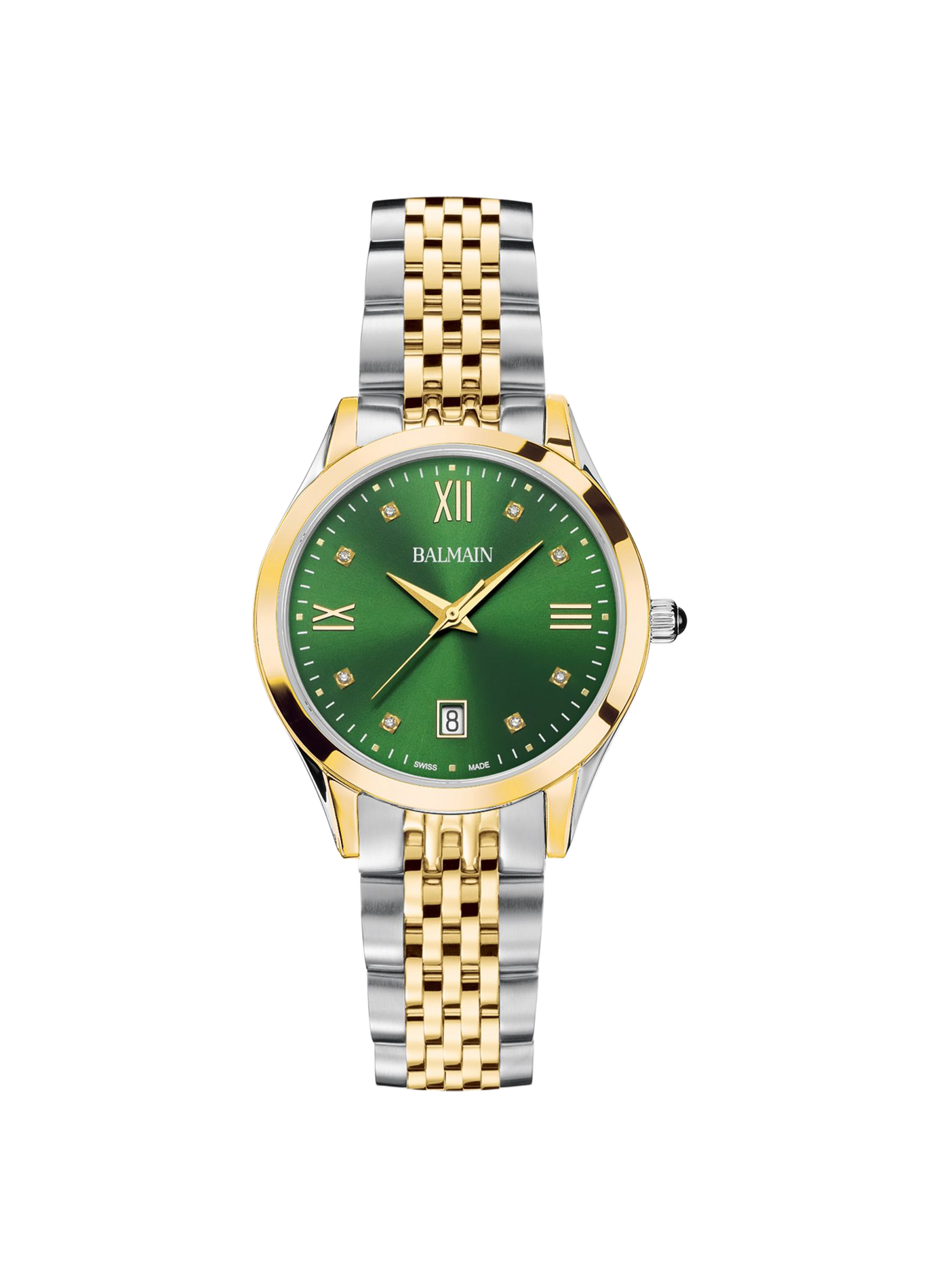 Montre analogique Quartz Classic R en acier inoxydable BALMAIN WATCHES Doré
