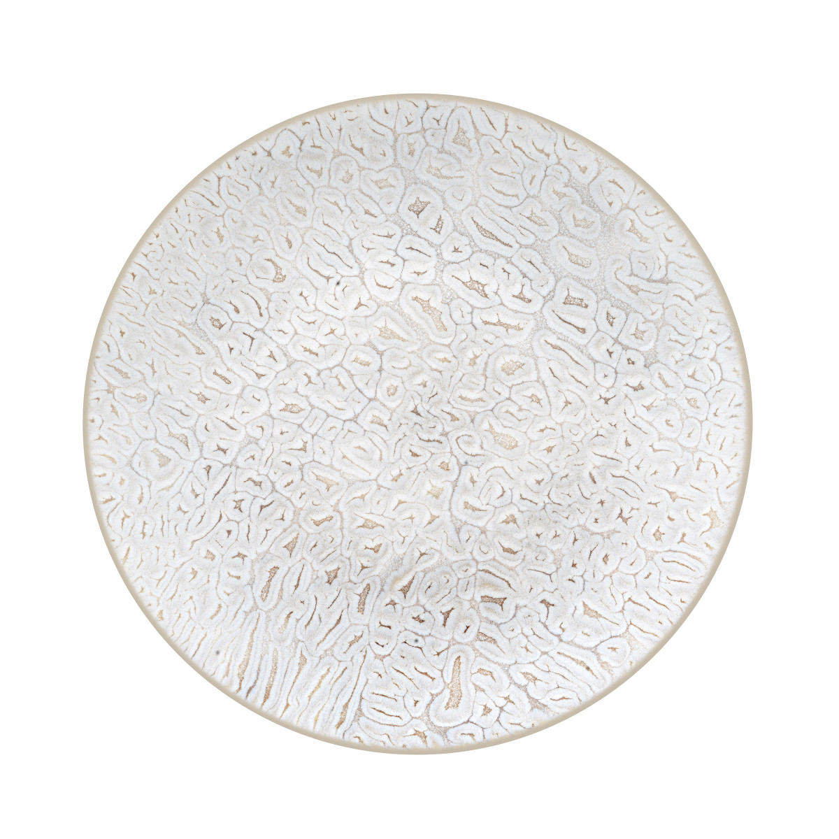 Explore - assiette plates forme coupe (lot de 6) MEDARD DE NOBLAT Beige