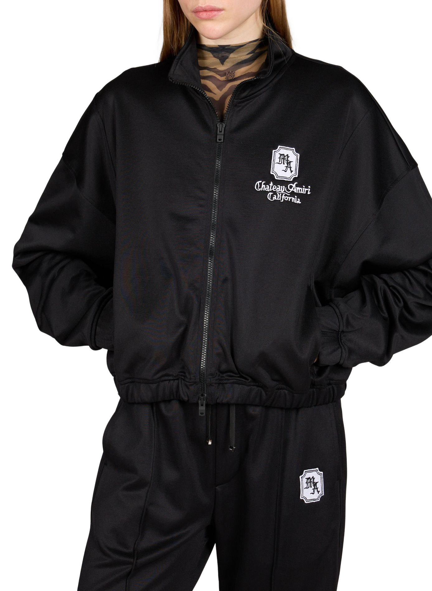 Veste Ma Chateau en coton AMIRI Noir