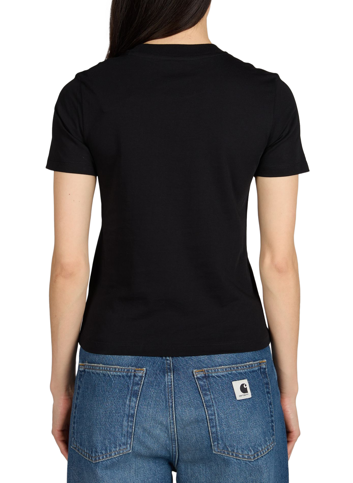 T-shirt W' S/S Luca en coton CARHARTT WIP Noir