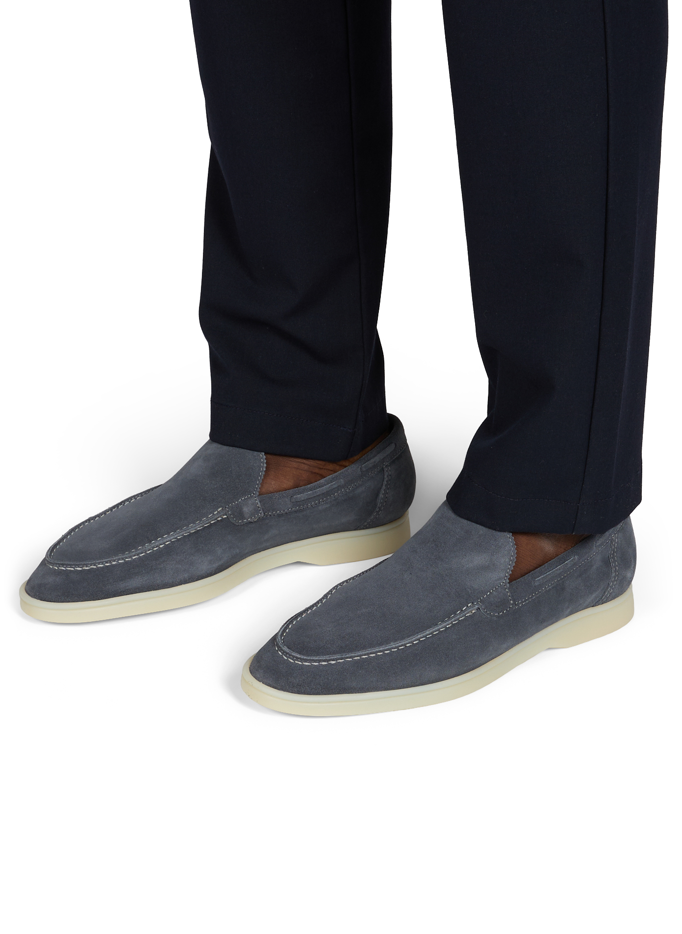 Mocasines de ante AURELIEN Azul