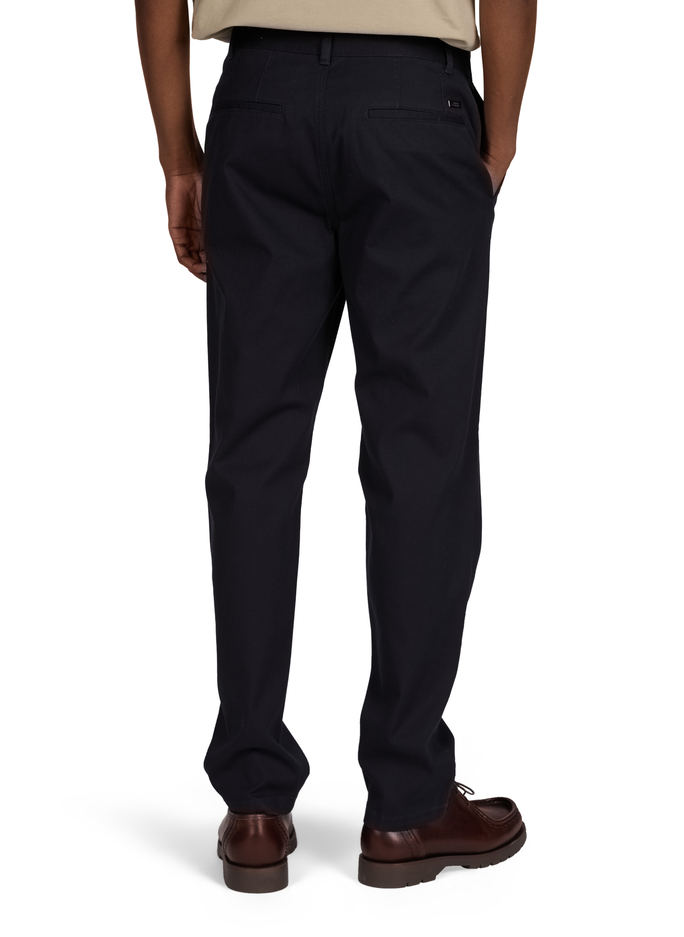 Pantalon regular en coton côtelé mélangé ARMANI EXCHANGE Bleu