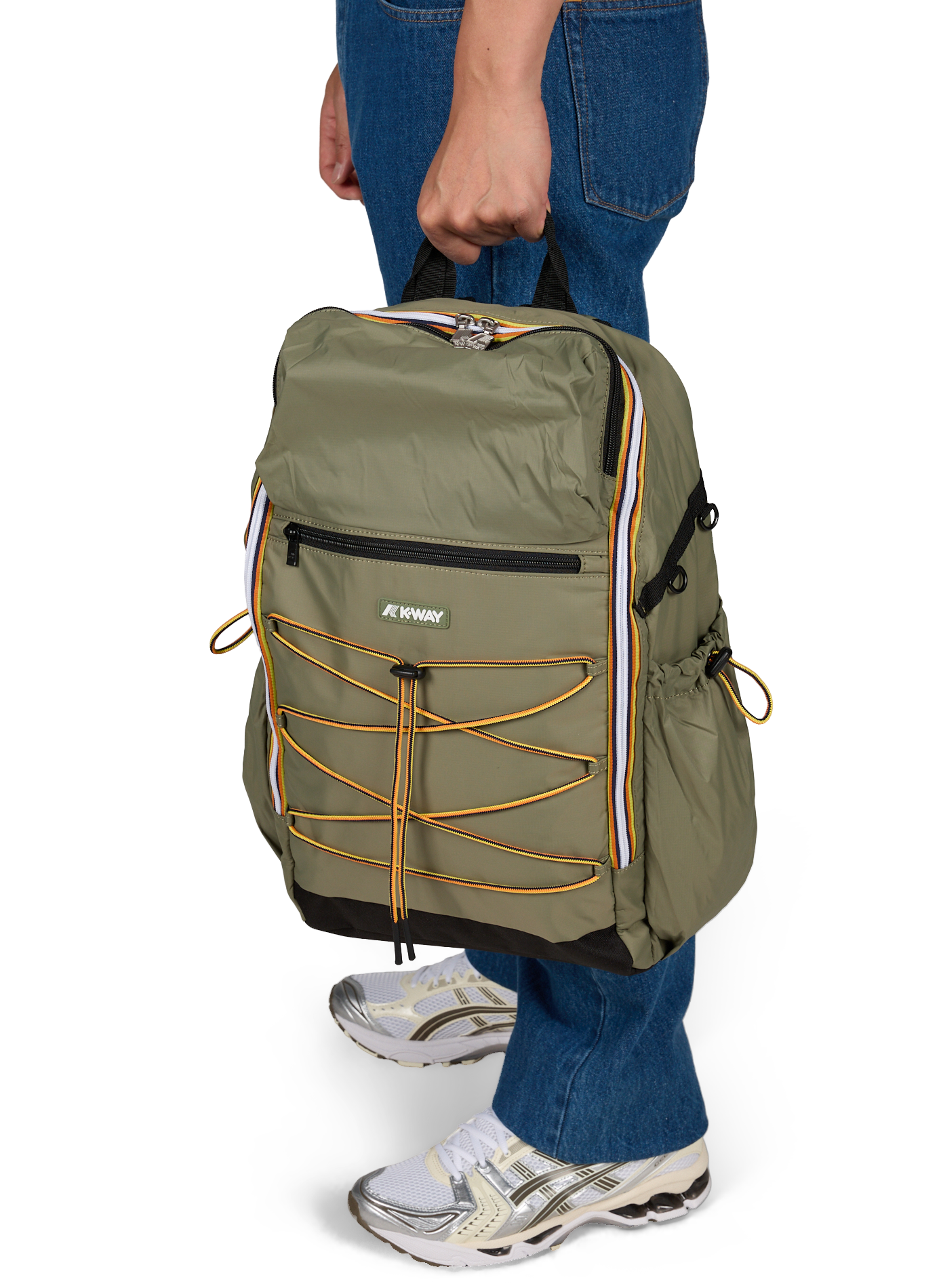 Monte Limar waterproof drawstring backpack K-WAY Green