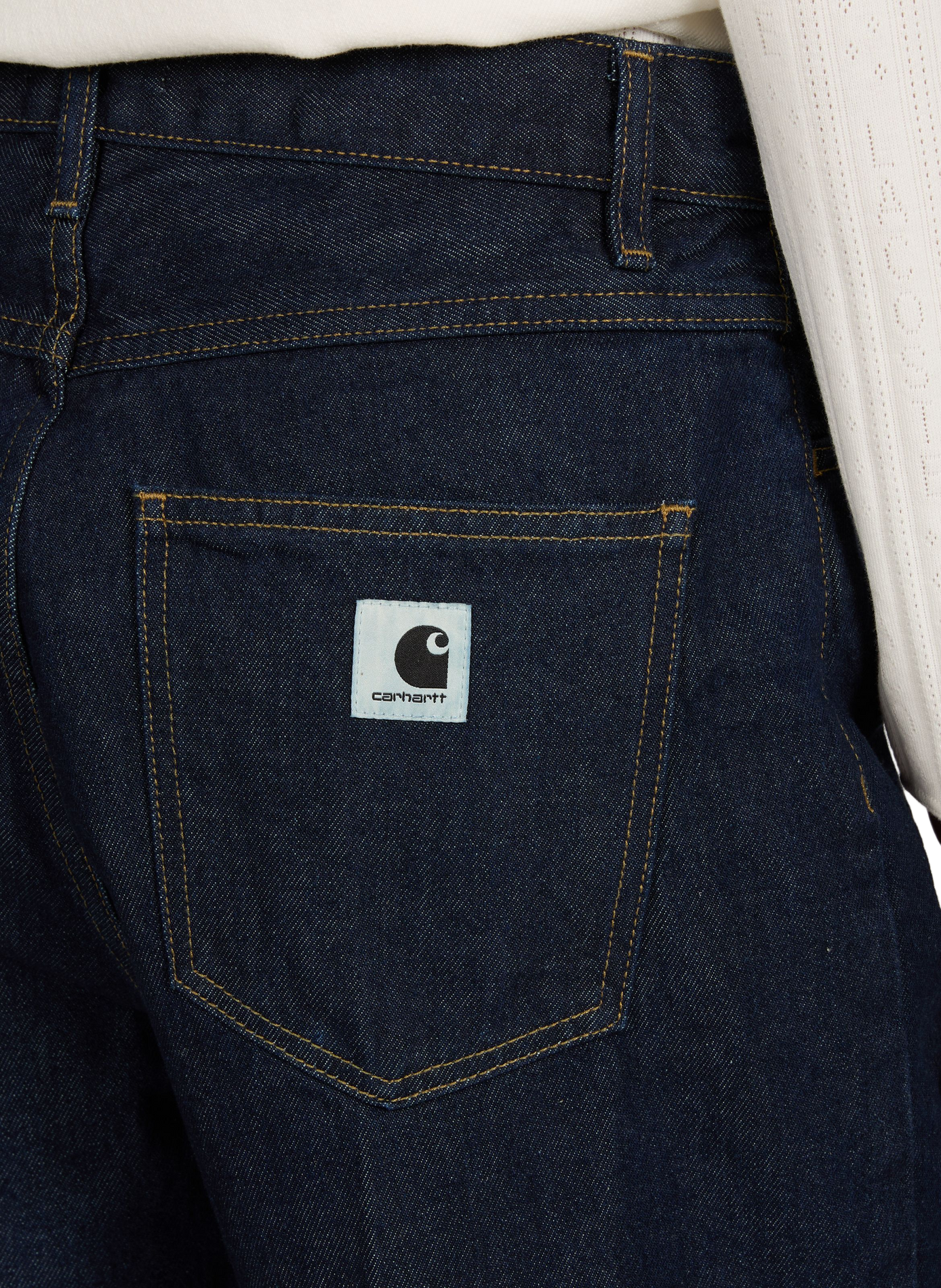 Short ample Brandon en denim de coton CARHARTT WIP Bleu