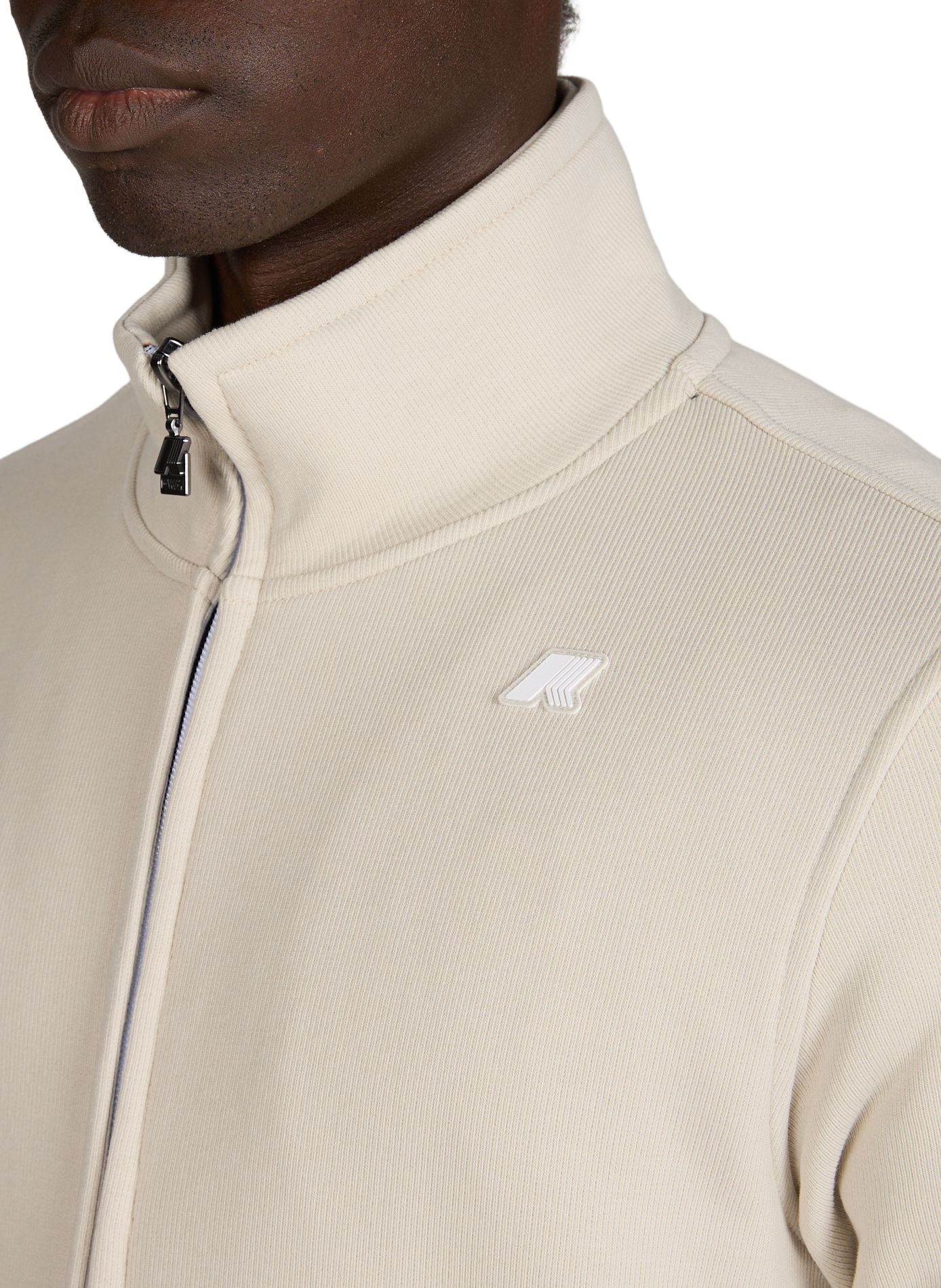 Sudadera Finn French Terry de algodón mezclado K-WAY Beige