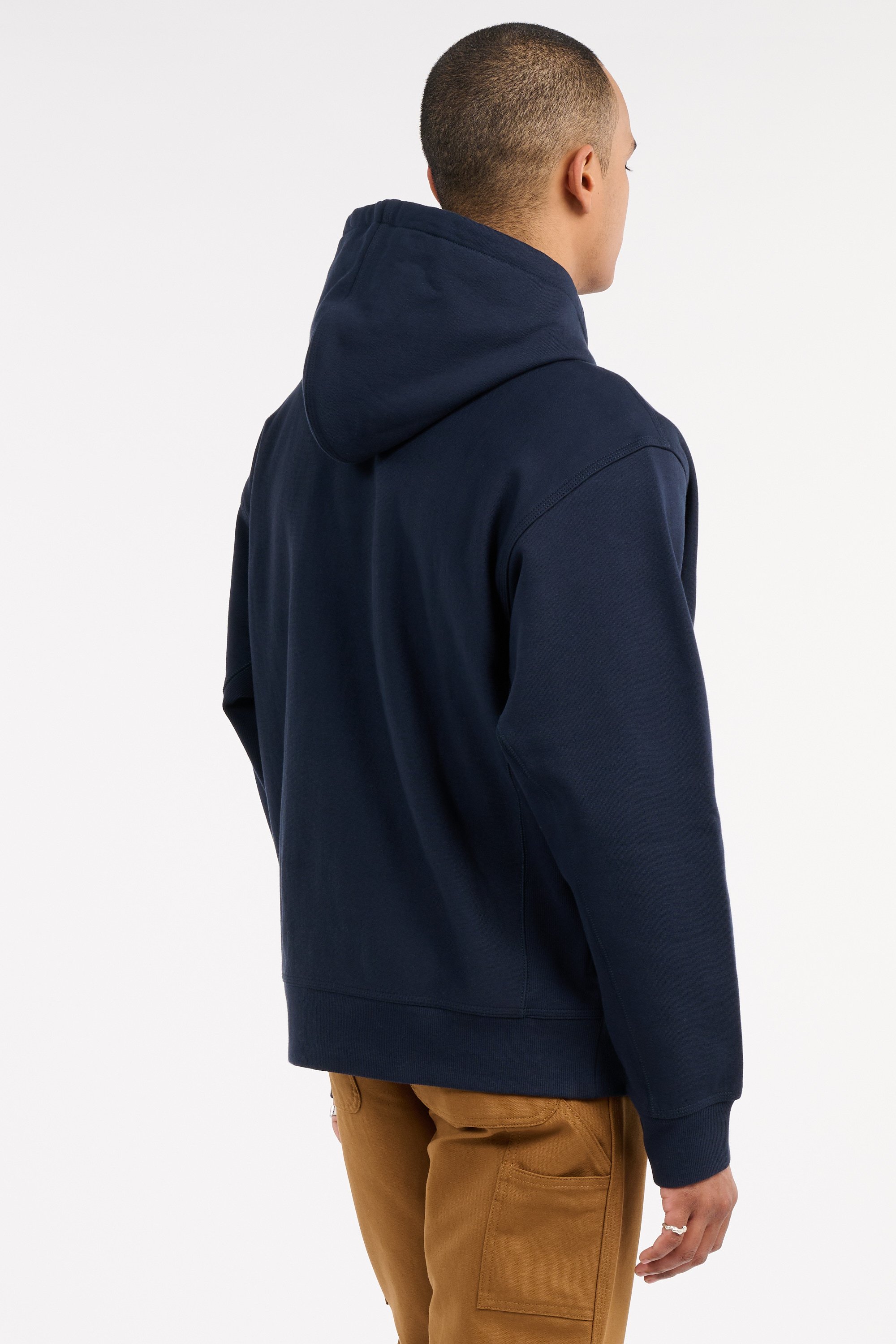 Hoodie american script CARHARTT WIP Bleu