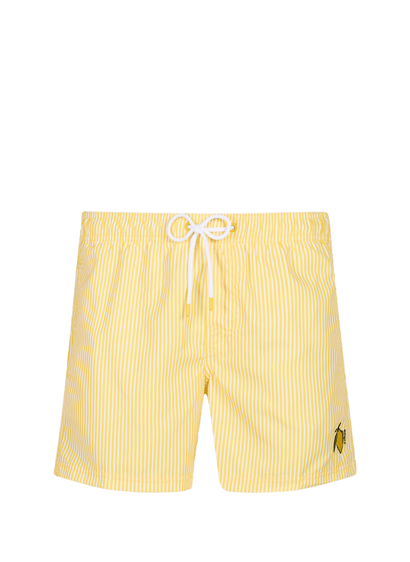 Rainbow Striped Swim Shorts SUNDEK Yellow