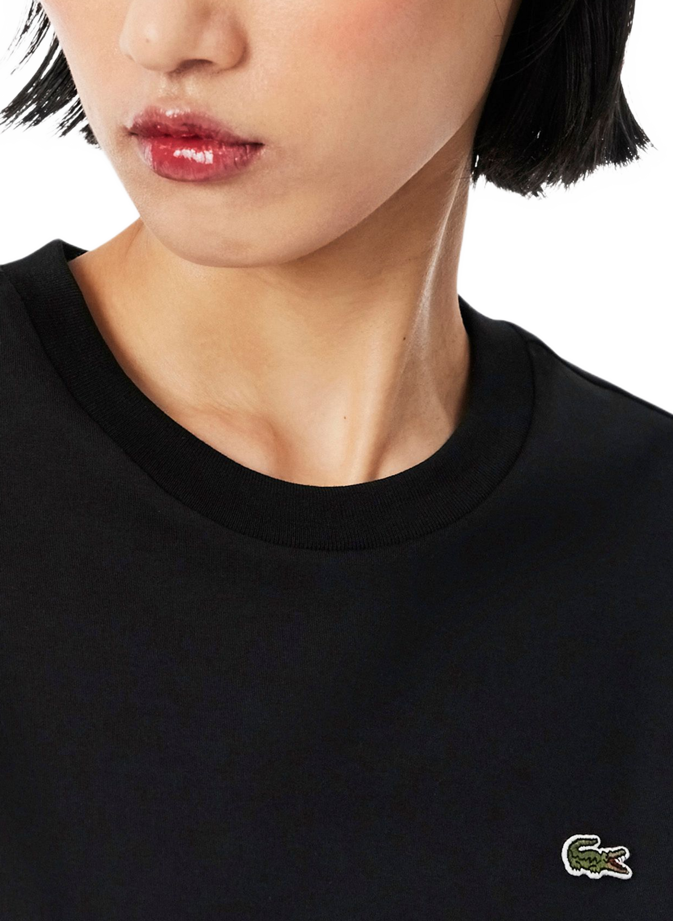 T-shirt en coton LACOSTE Noir