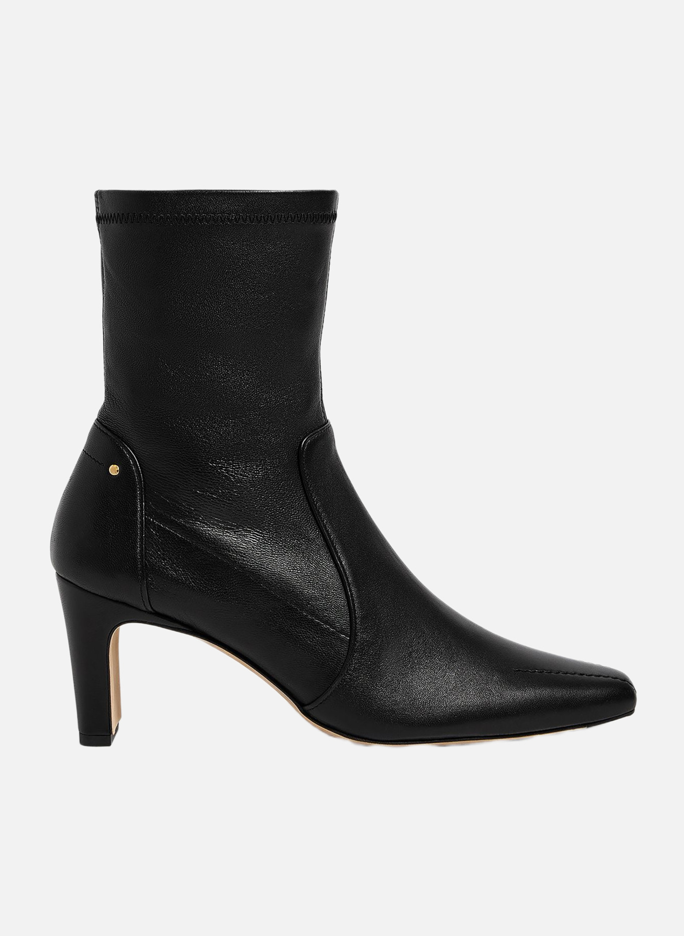 Bottines souples en cuir VANESSA BRUNO Noir