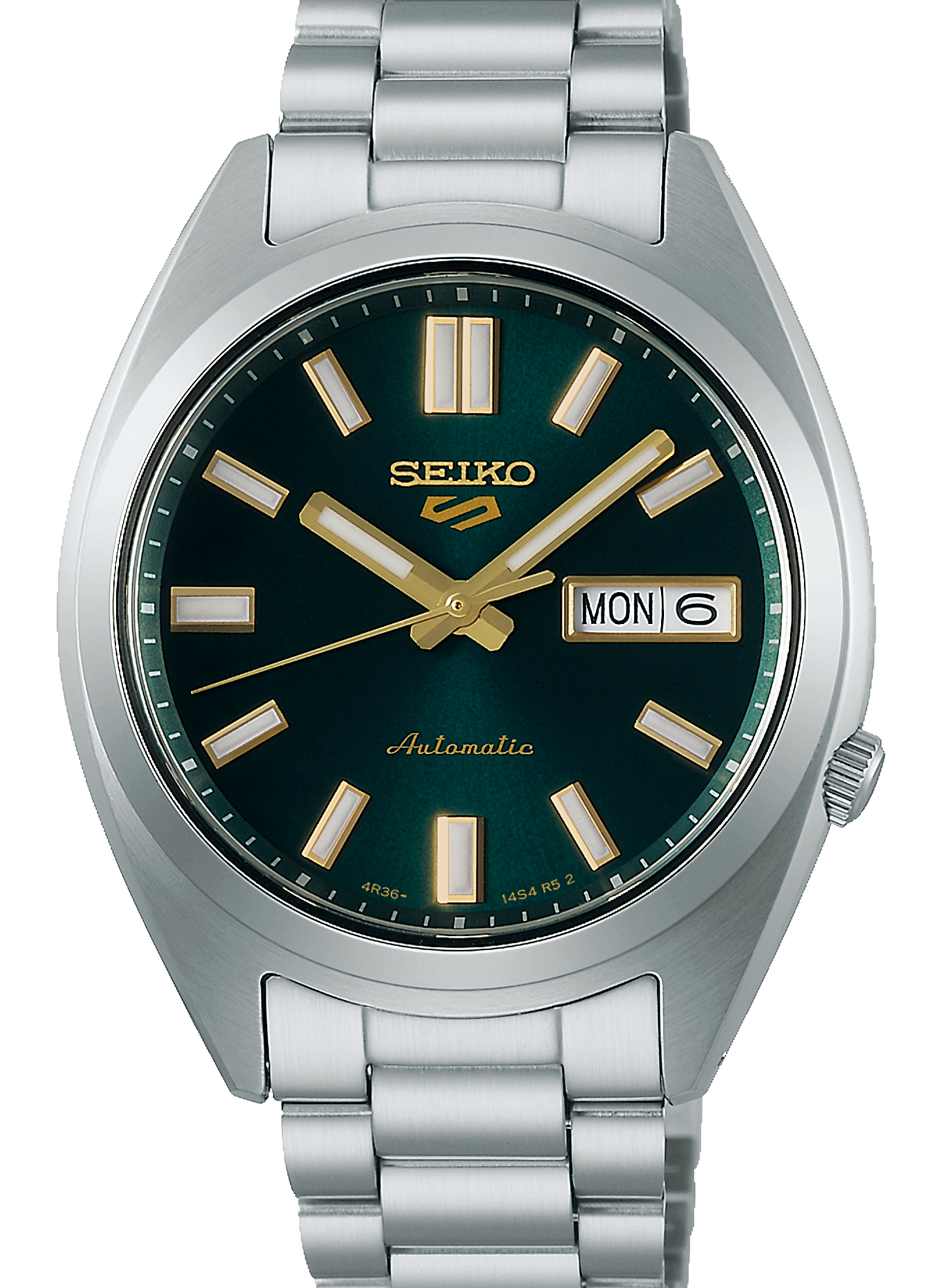 Montre automatique Seiko 5 Sports en acier inoxydable SEIKO 5 Vert