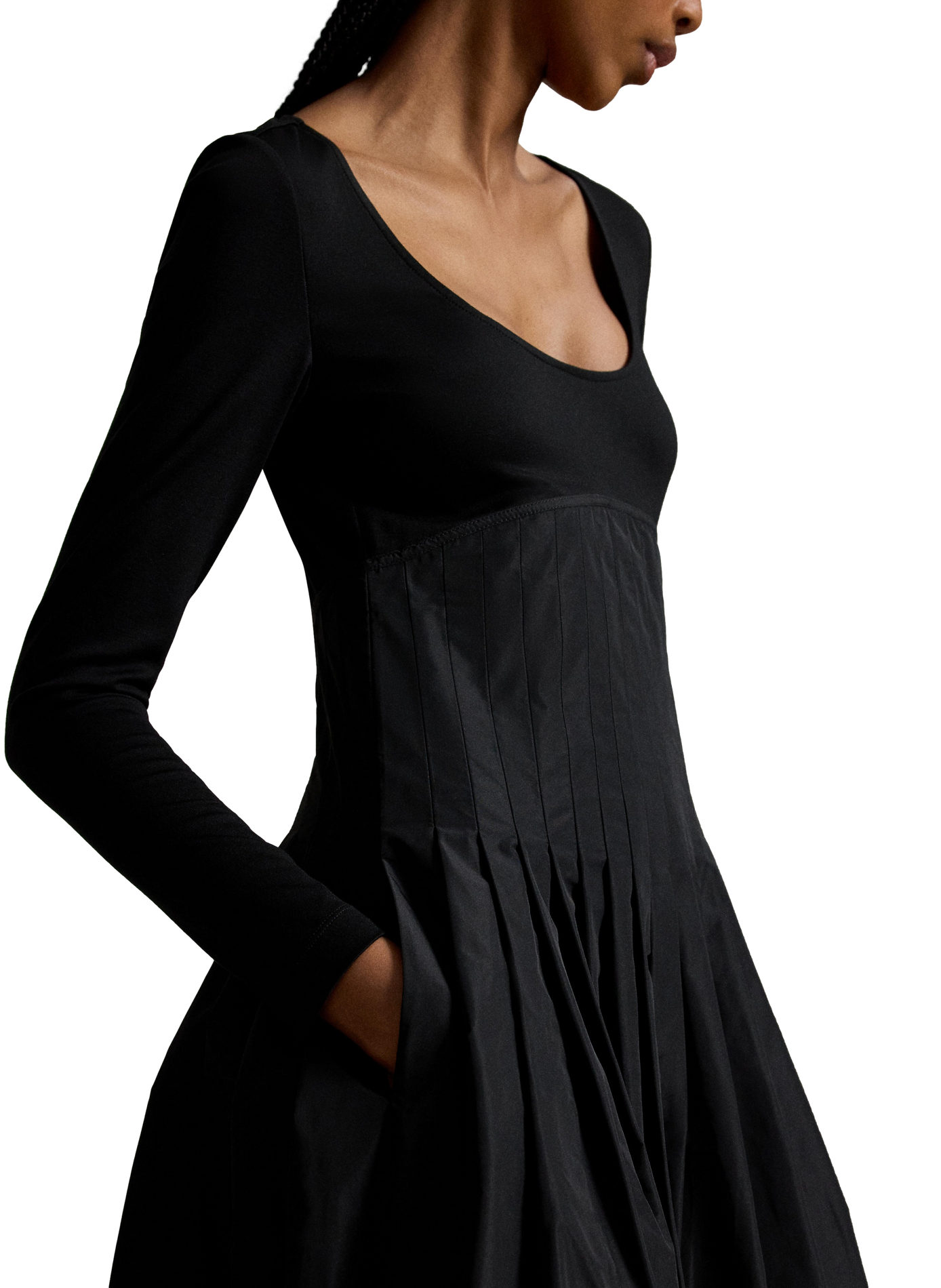 Robe trapèze col rond POLO RALPH LAUREN Black