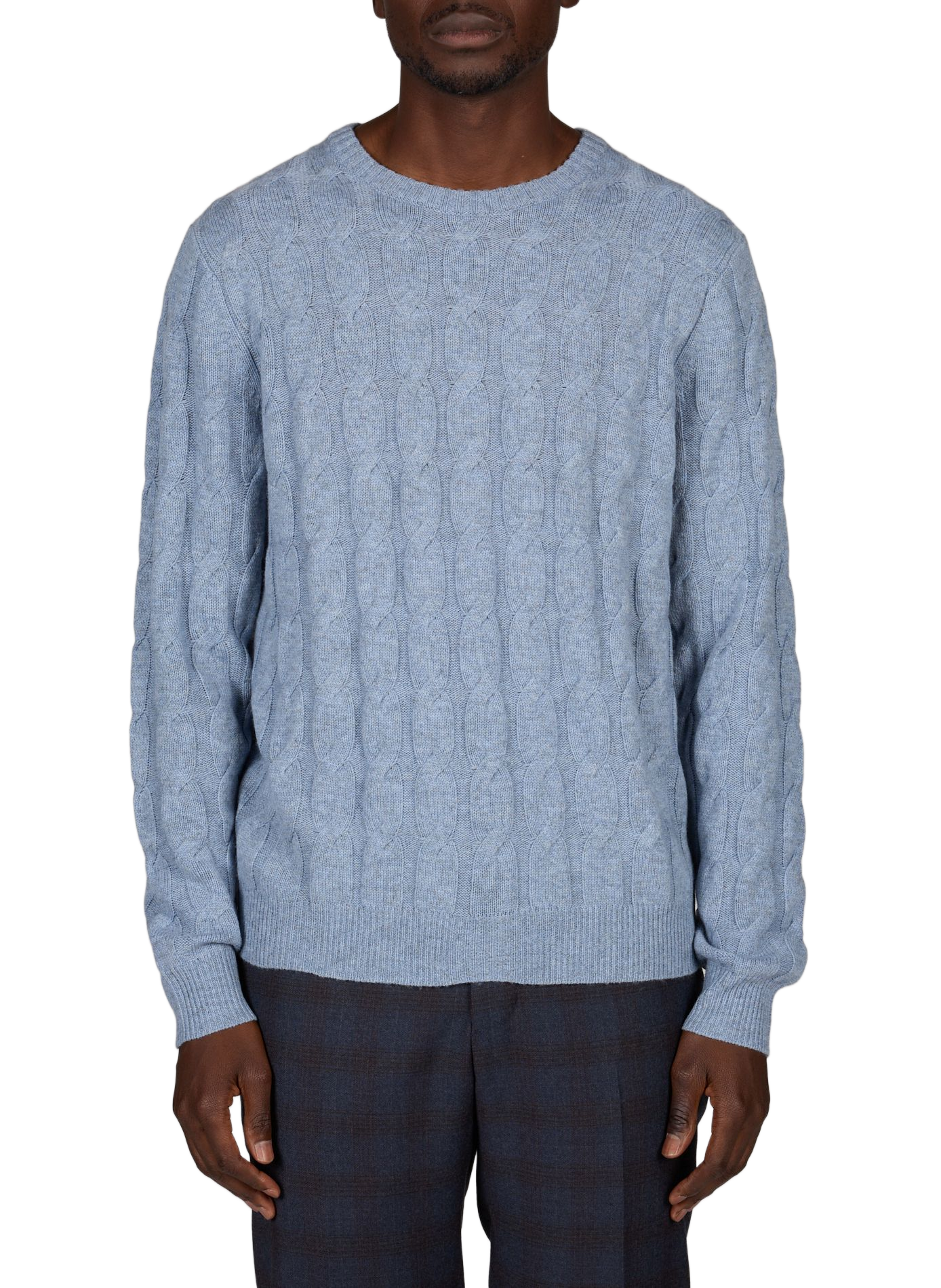 Strickpullover aus gemischter Wolle VAN LAACK Blau