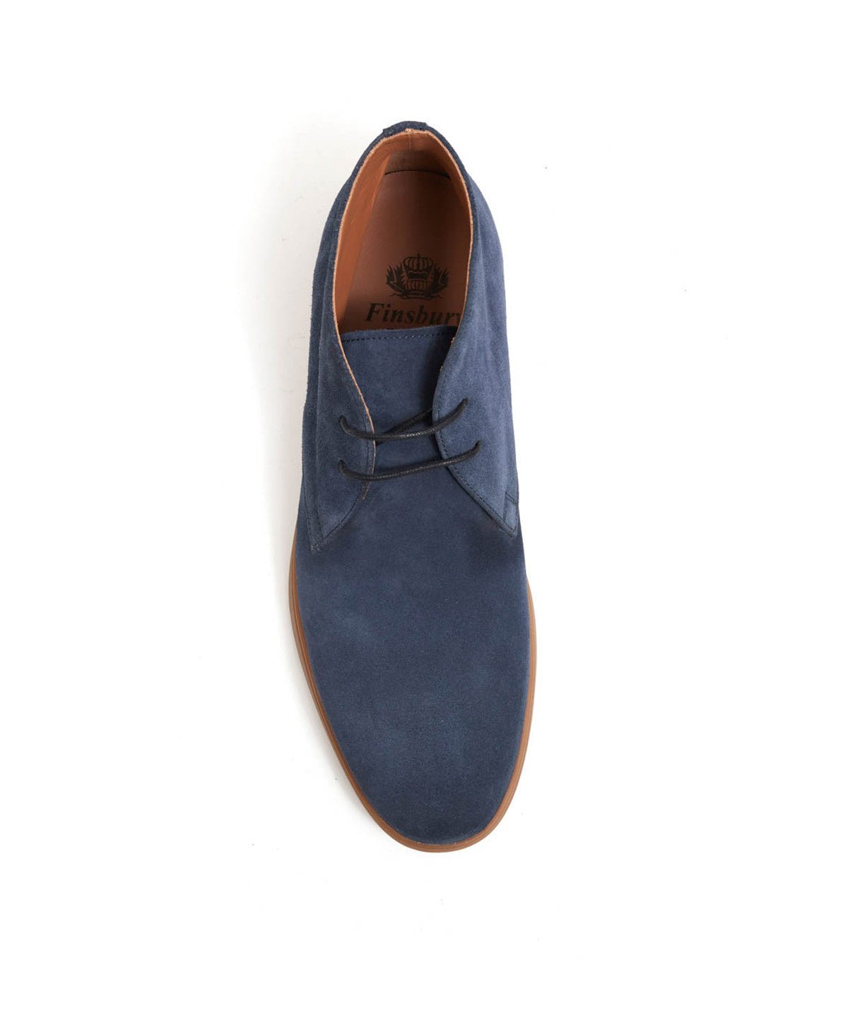 Bottines daim sahara FINSBURY Bleu