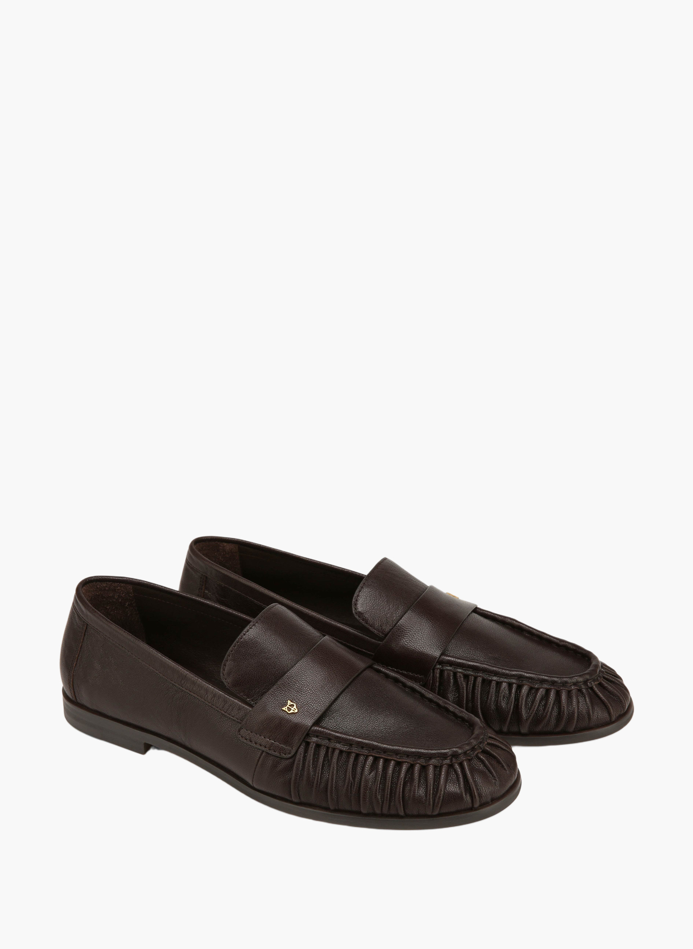 Love loafers van leer NAKED WOLFE Bruin