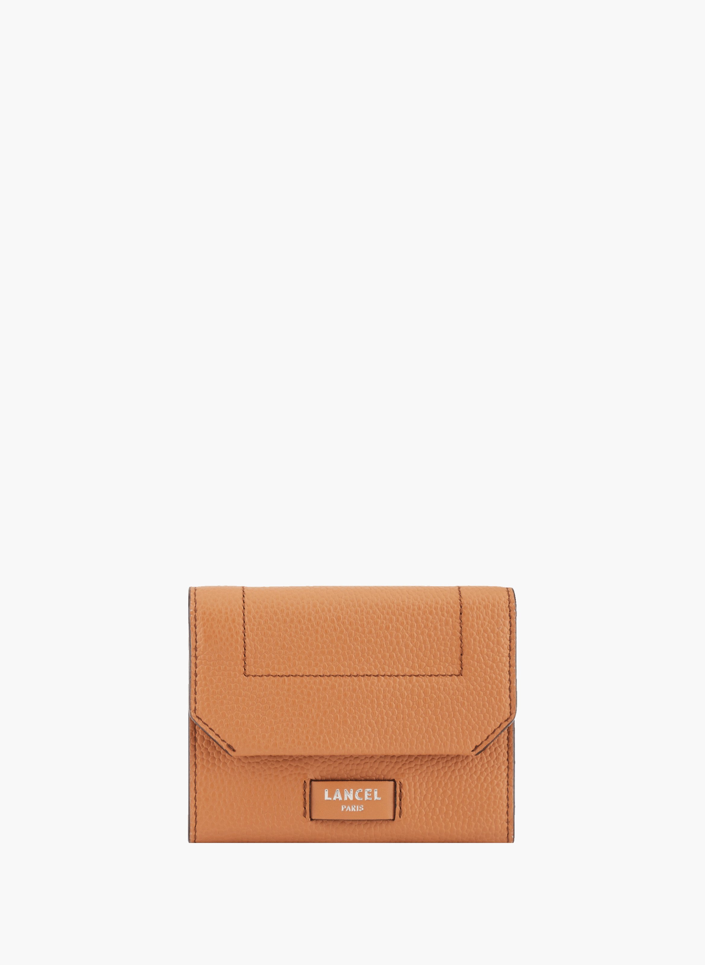 Portefeuille compact m ninon de lancel en cuir LANCEL Marron