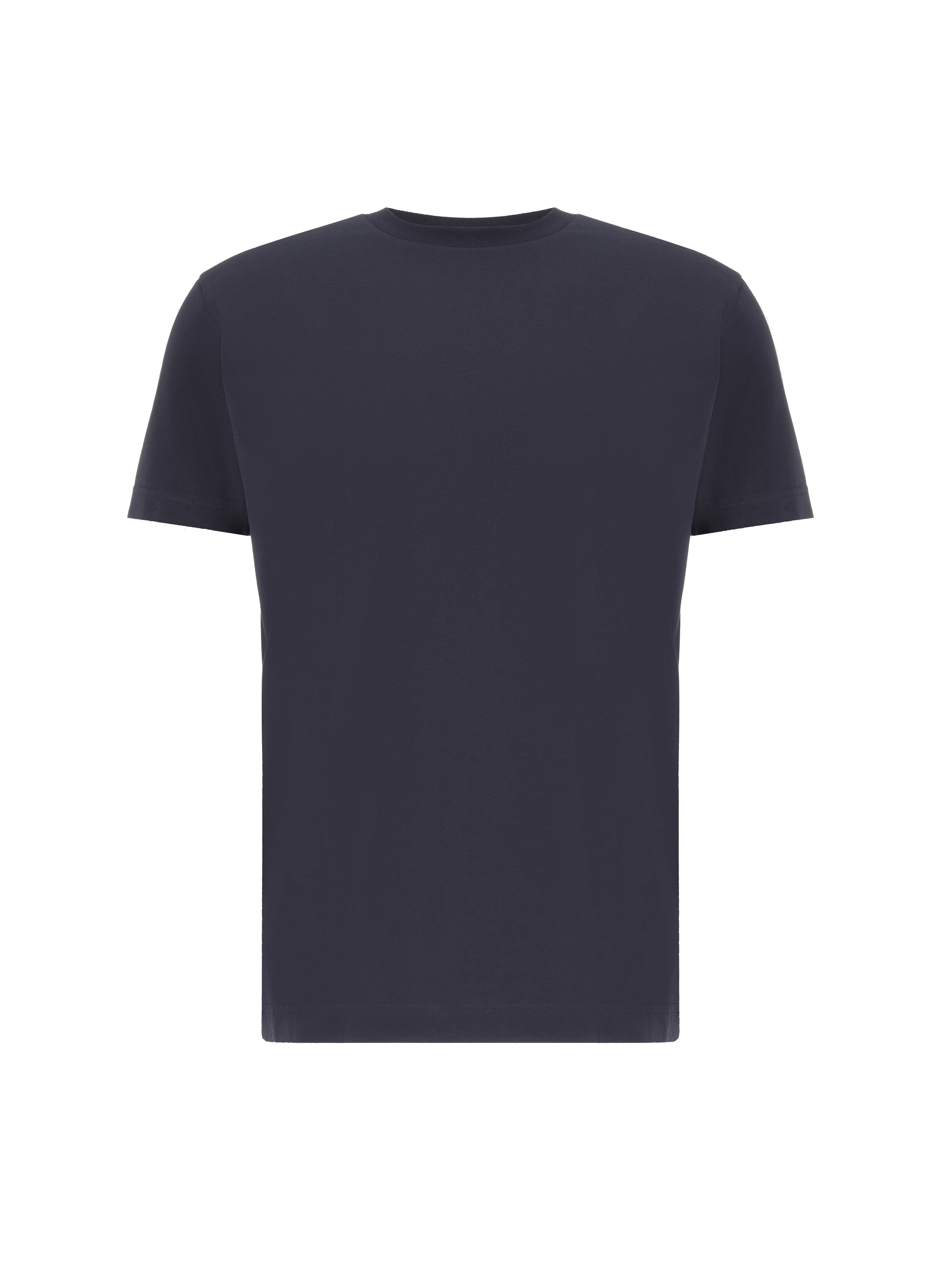 AU PRINTEMPS PARIS T-shirt col rond en coton organique Bleu