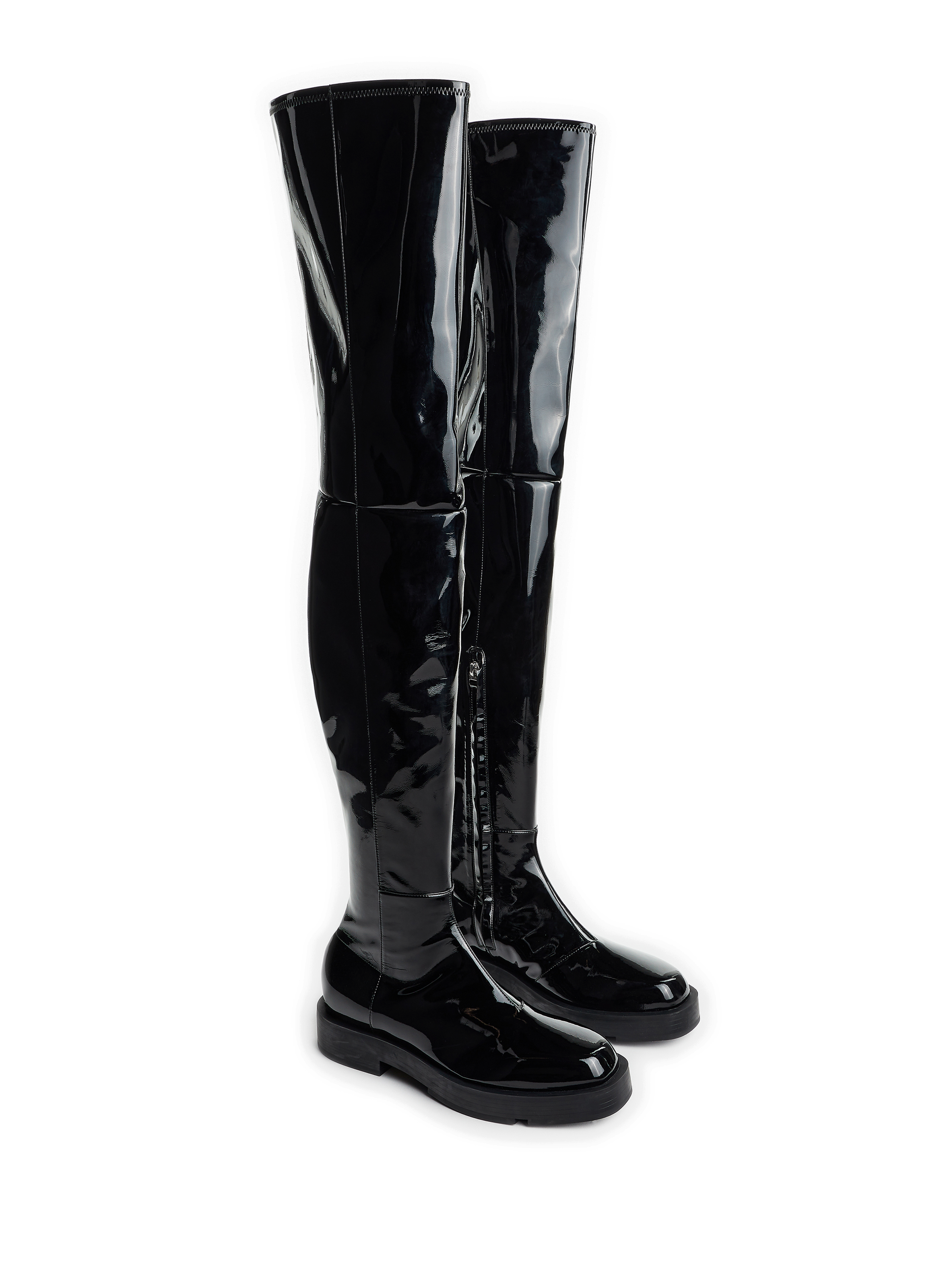 Cuissardes plates en vinyle