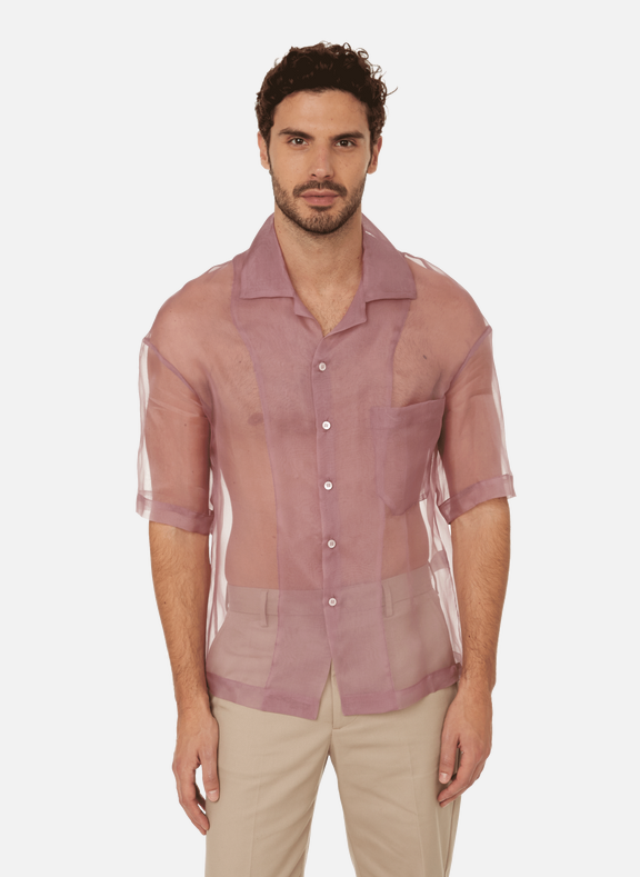 GUNTHER Studio 54 silk shirt Purple