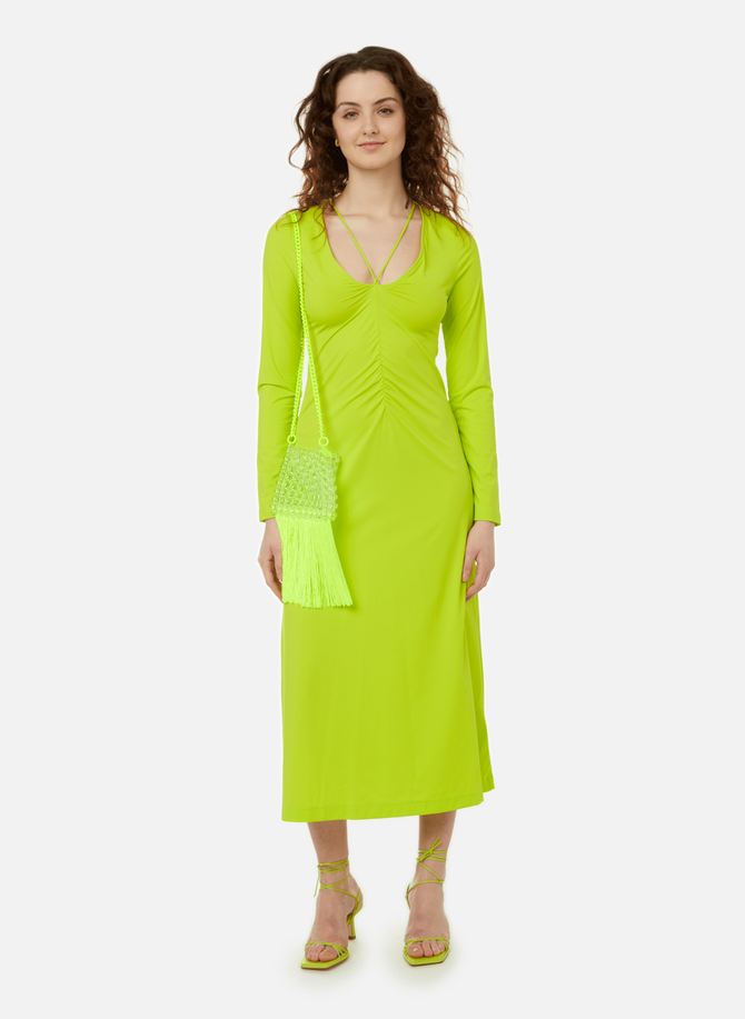 Nikola recycled polyamide-blend dress SAKS POTTS