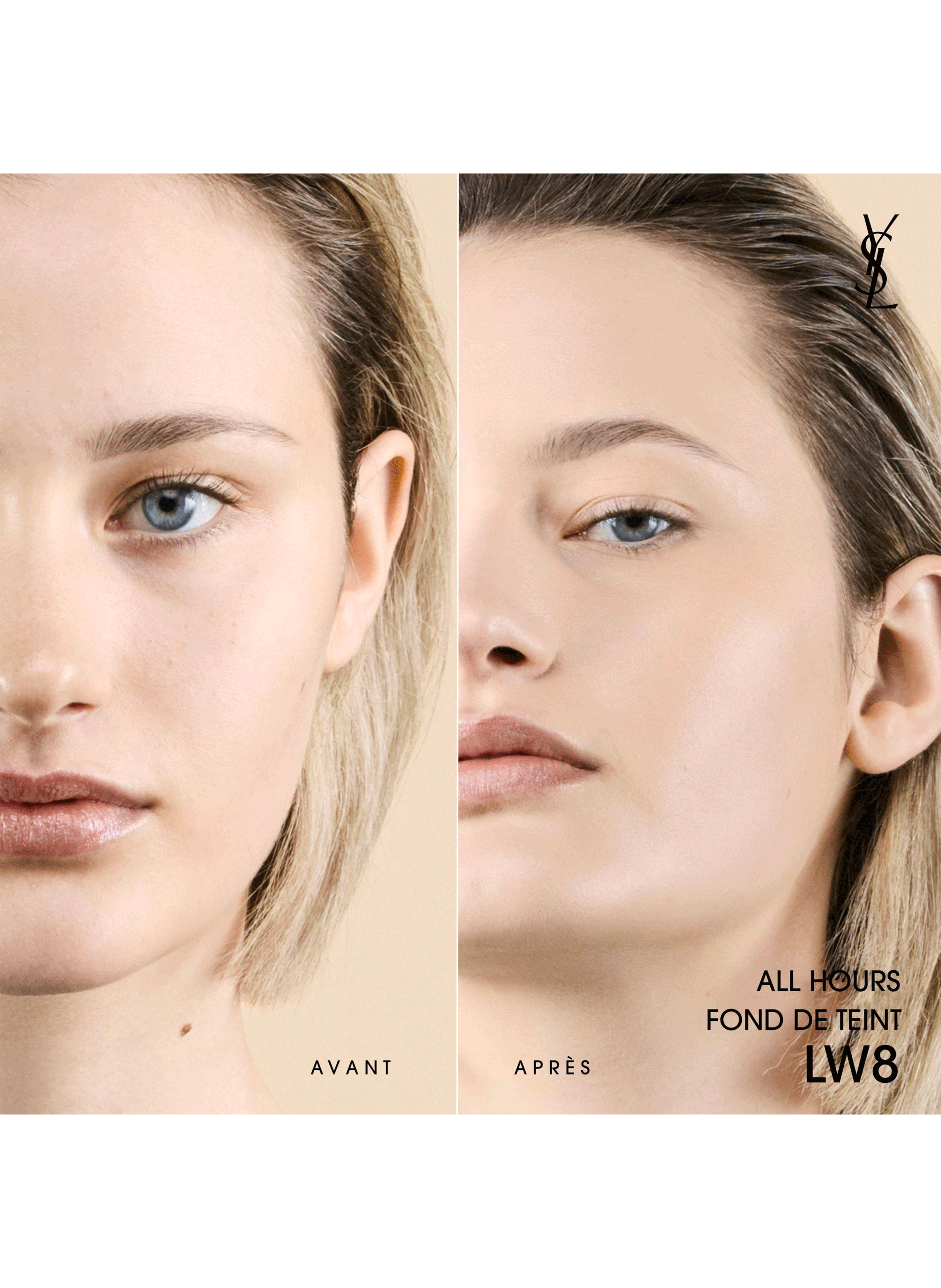 Yves Saint Laurent 24h full-coverage luminous matt foundation Lw8