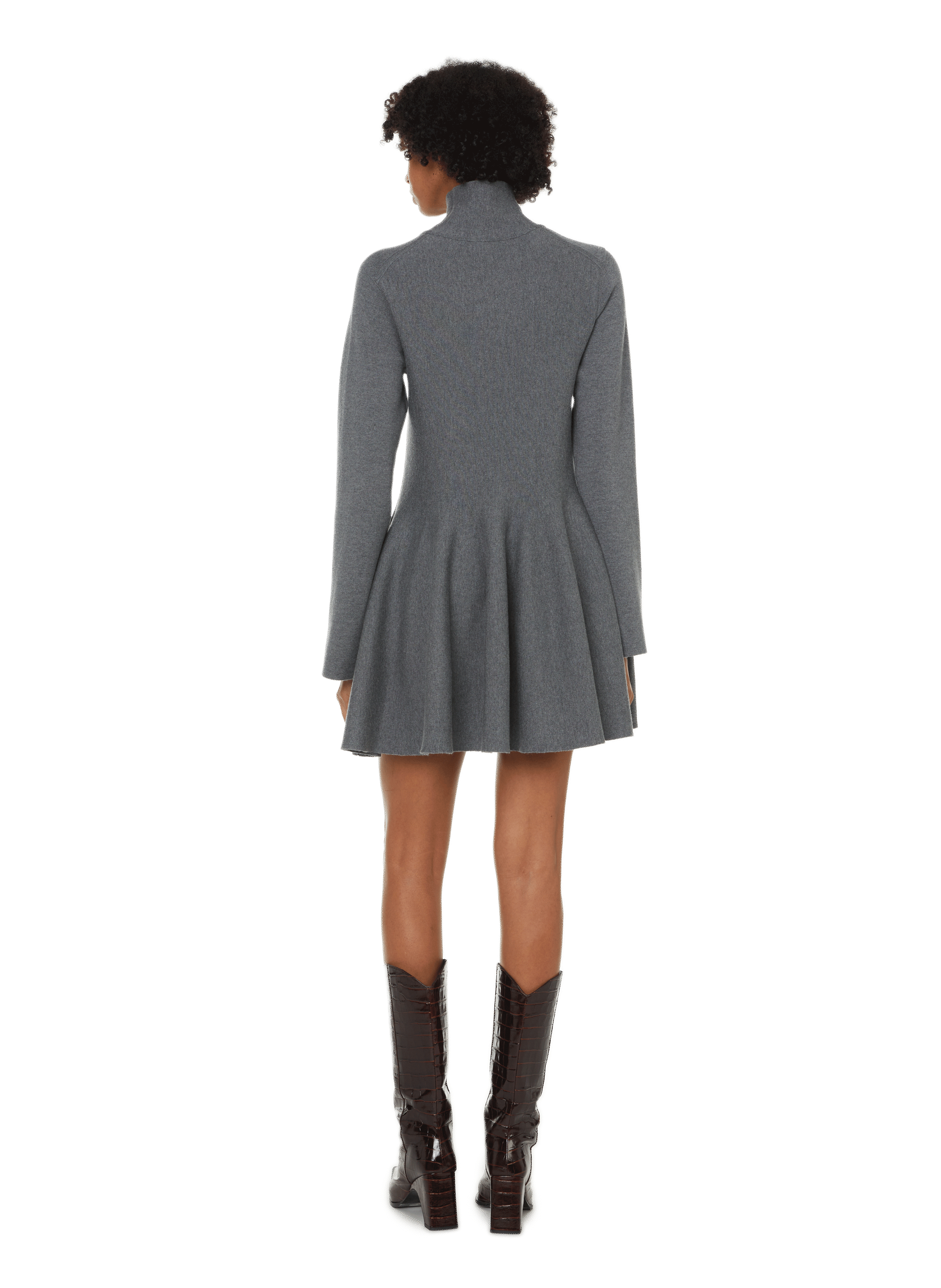 Robe pull en laine  KHAITE Gris