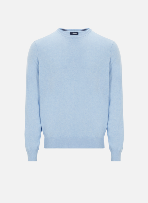 Blauer Pullover aus Baumwolle und SeideFACONNABLE 