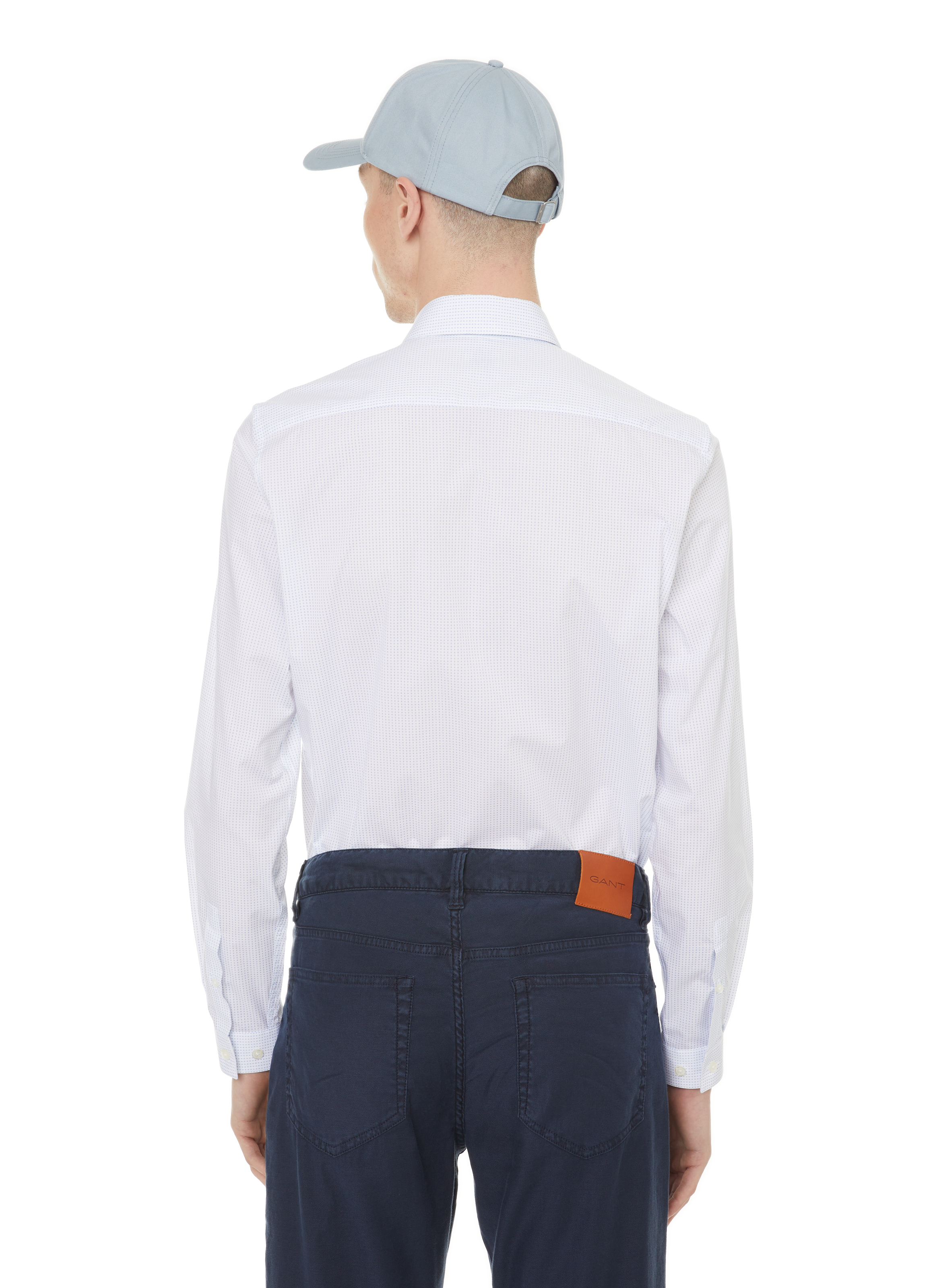 Chemise en coton AU PRINTEMPS PARIS Bleu