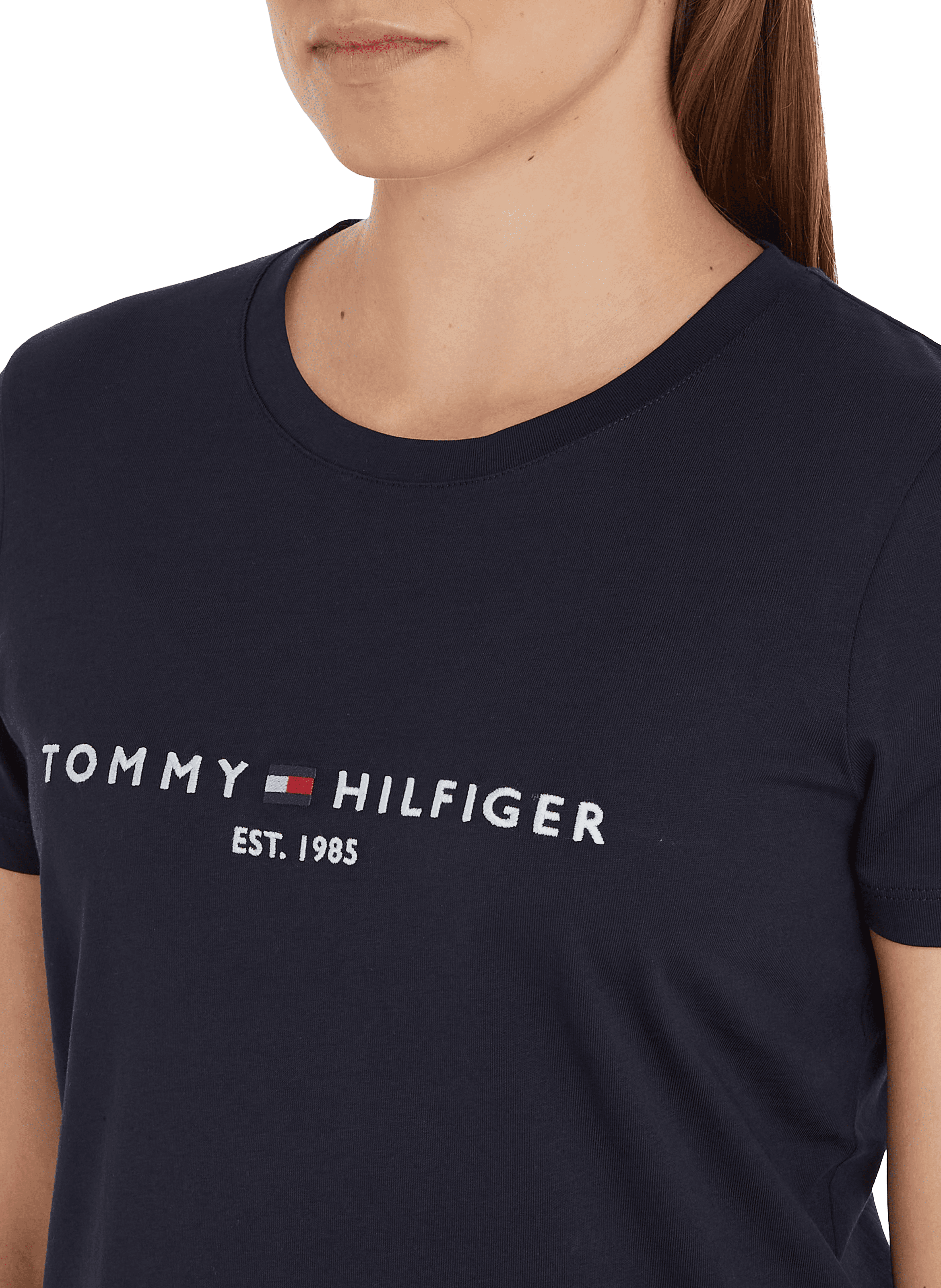 Organic cotton T-shirt TOMMY HILFIGER Blue