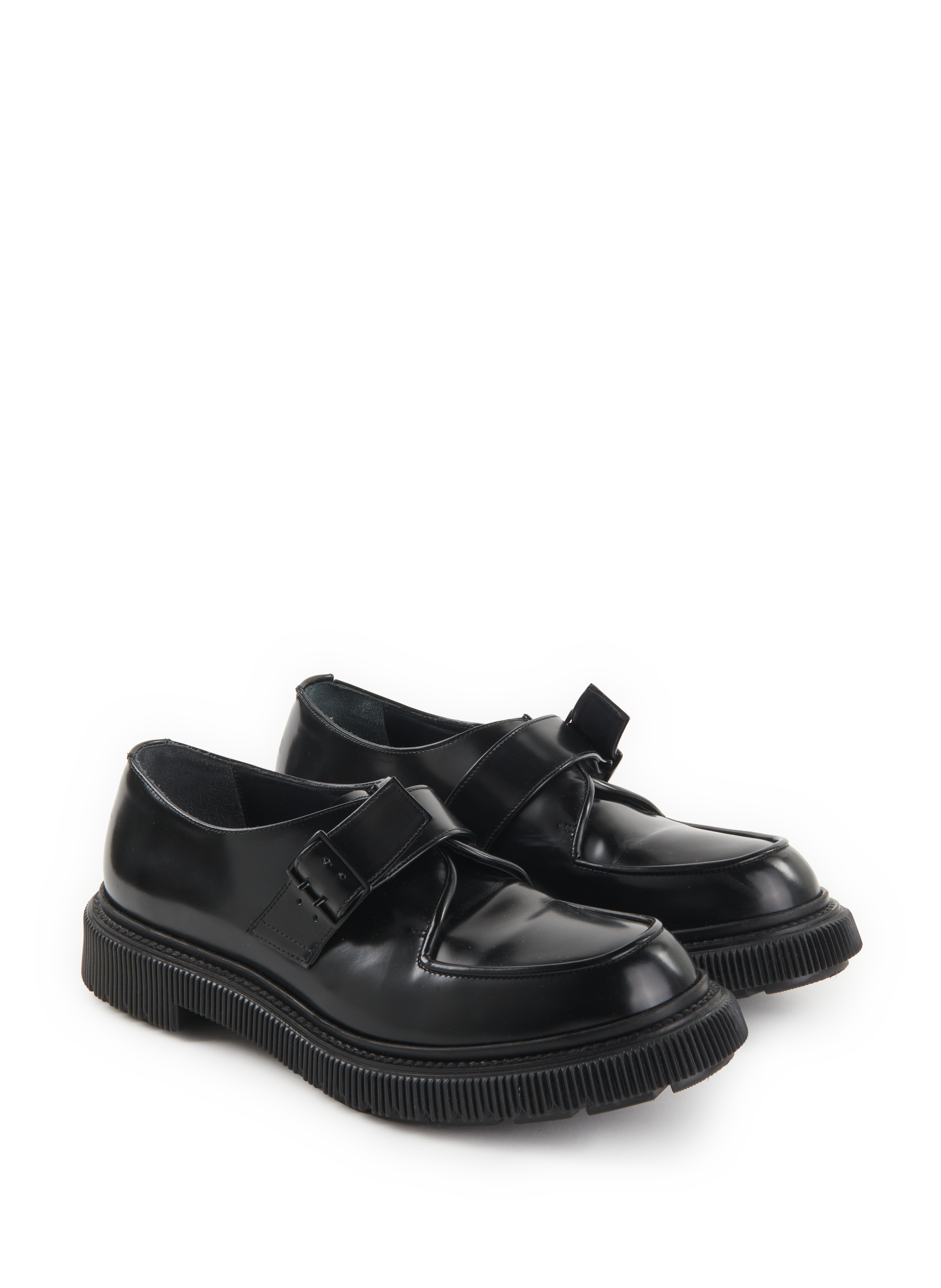 Mocassins en cuir  ADIEU Noir