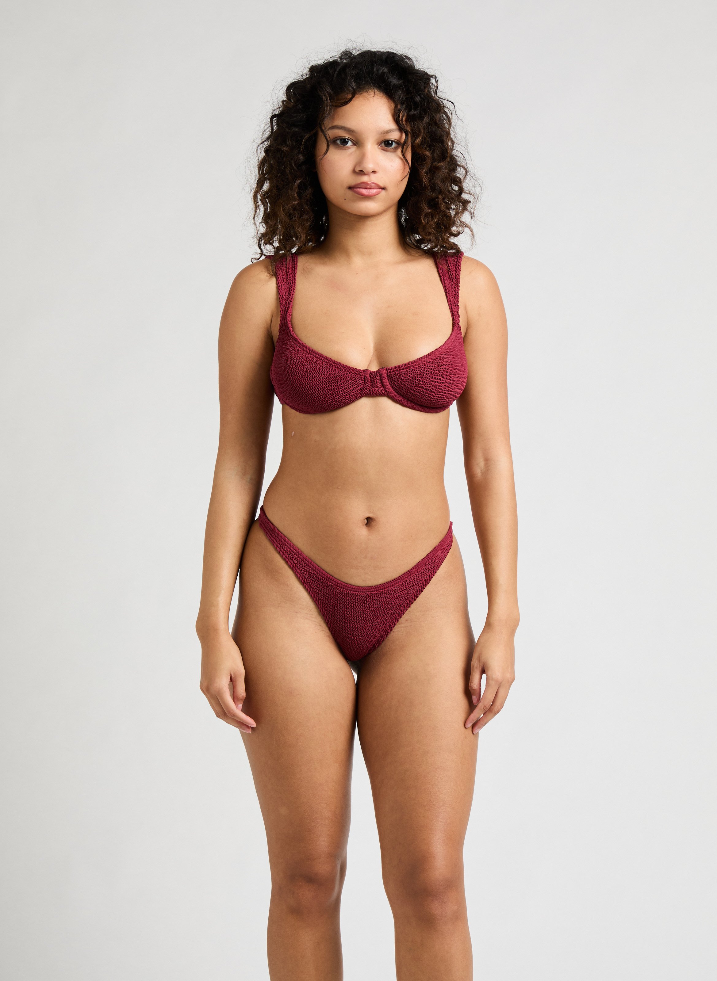 Haut de maillot de bain Georgia BOND EYE Rouge