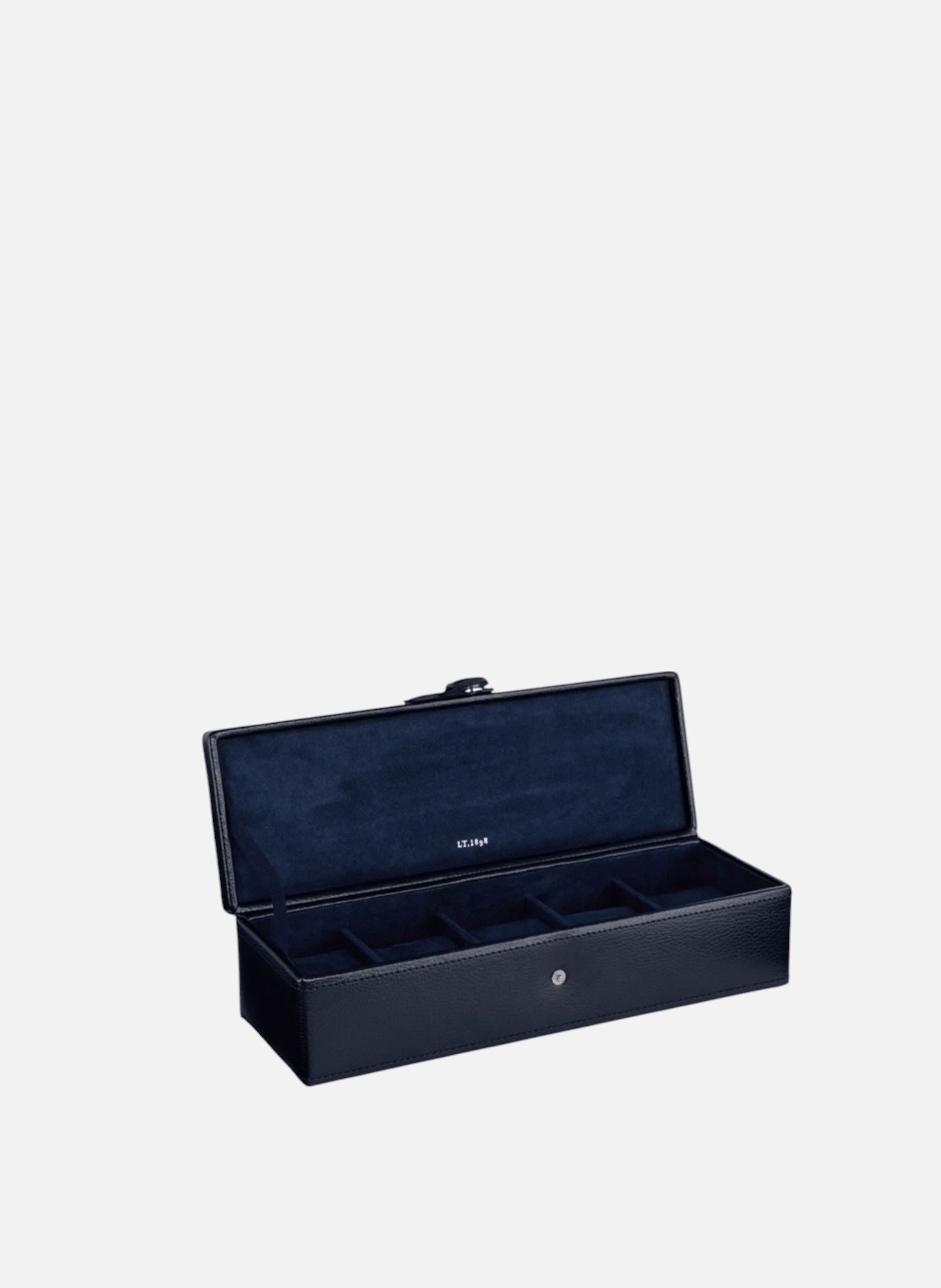 Coffret 5 montres en cuir LE TANNEUR Bleu