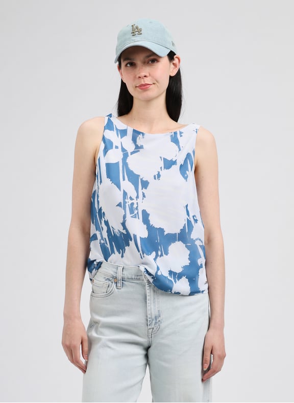 Printed fluid top Multicolour by CALVIN KLEIN CALVIN KLEIN Printed fluid top Multicolour