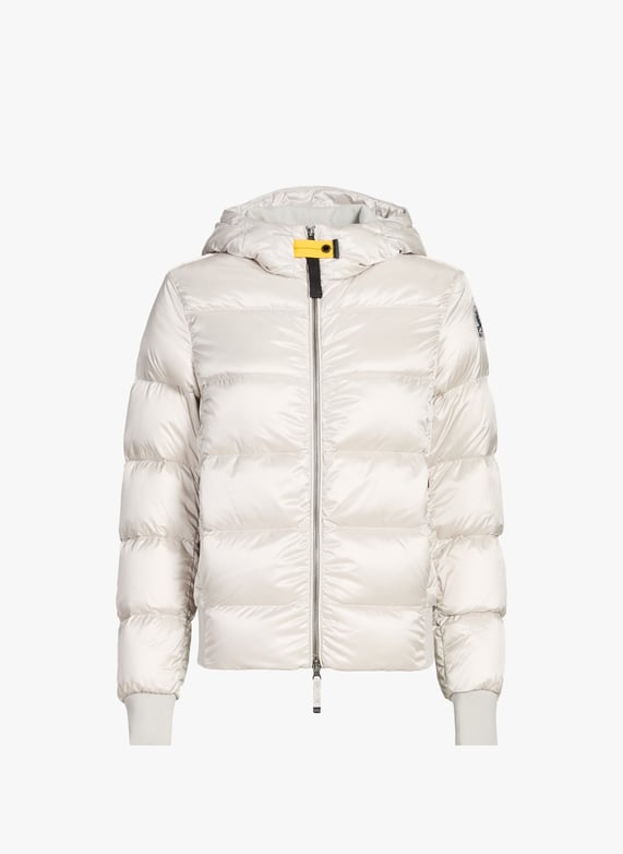 Mariah Hooded Puffer Jacket | Grey by PARAJUMPERS Mariah Hooded Puffer Jacket Grey