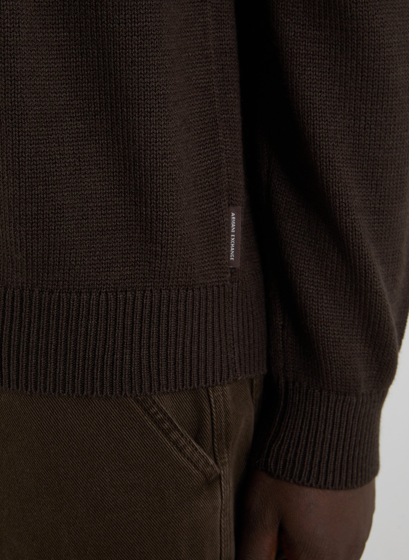 Cotton-blend jumper ARMANI EXCHANGE Brown