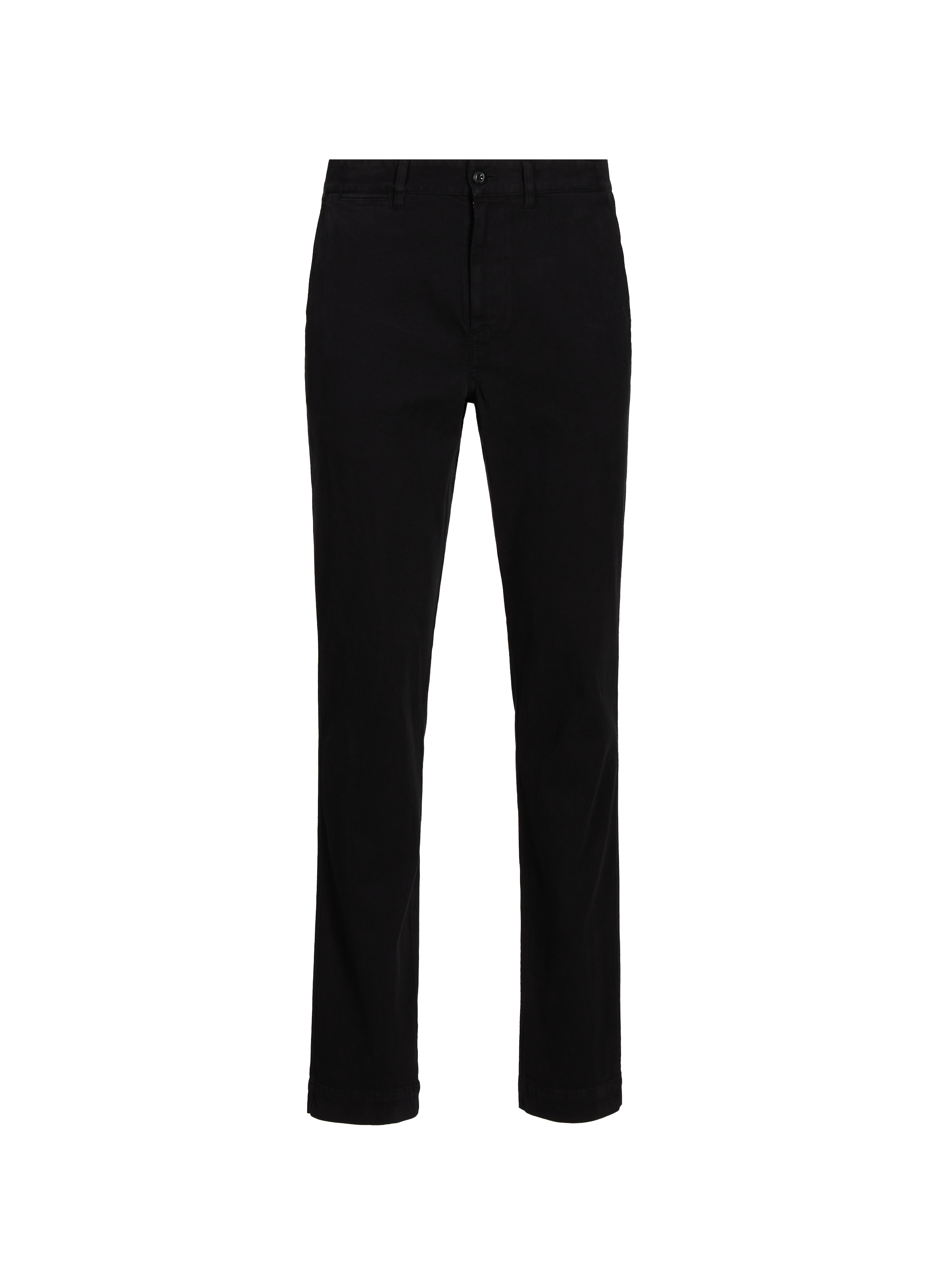 EDEN PARK Pantalon chino sans plis en coton piqué Black