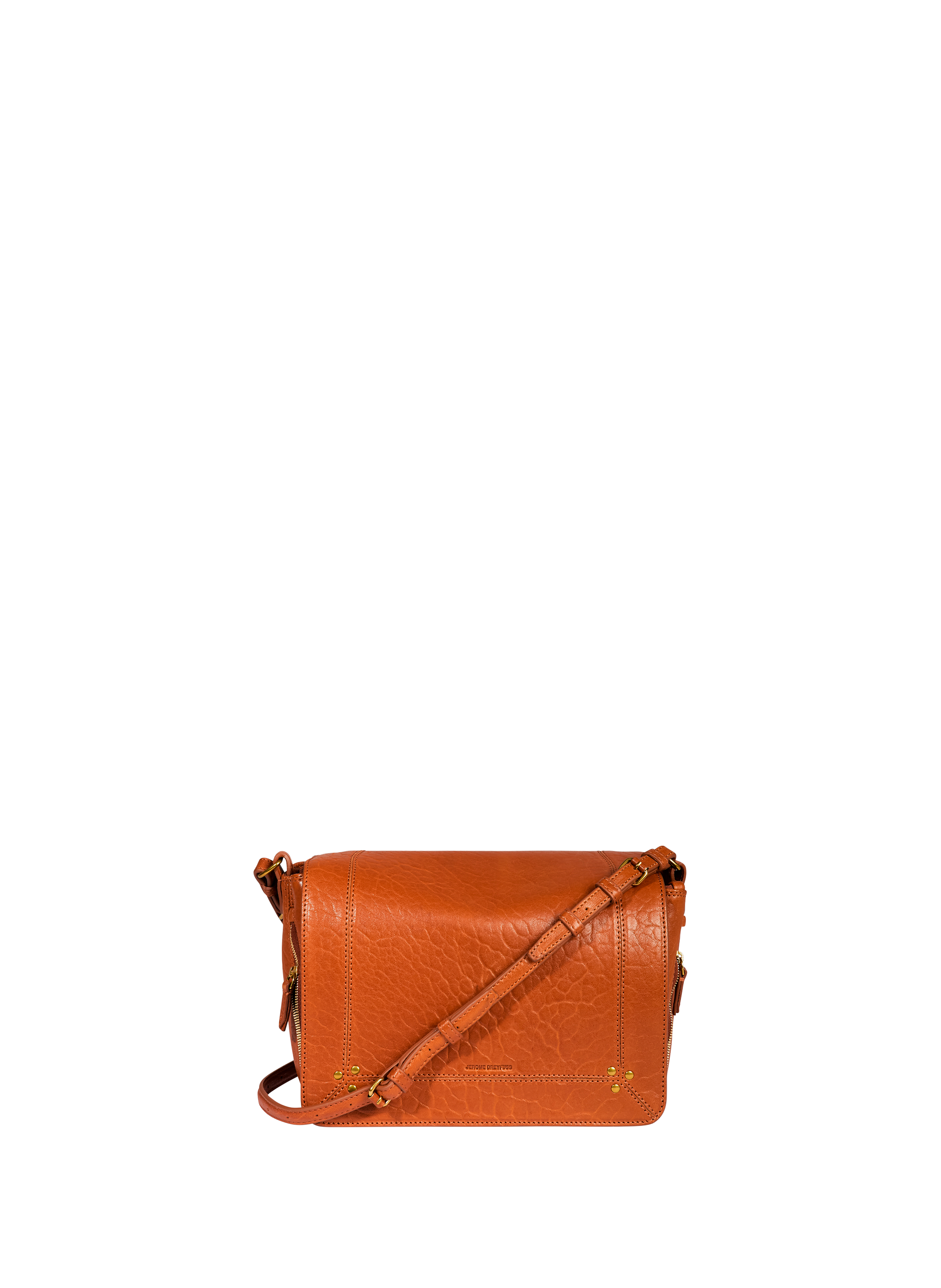 Igor calf leather crossbody bag JÉRÔME DREYFUSS Brown