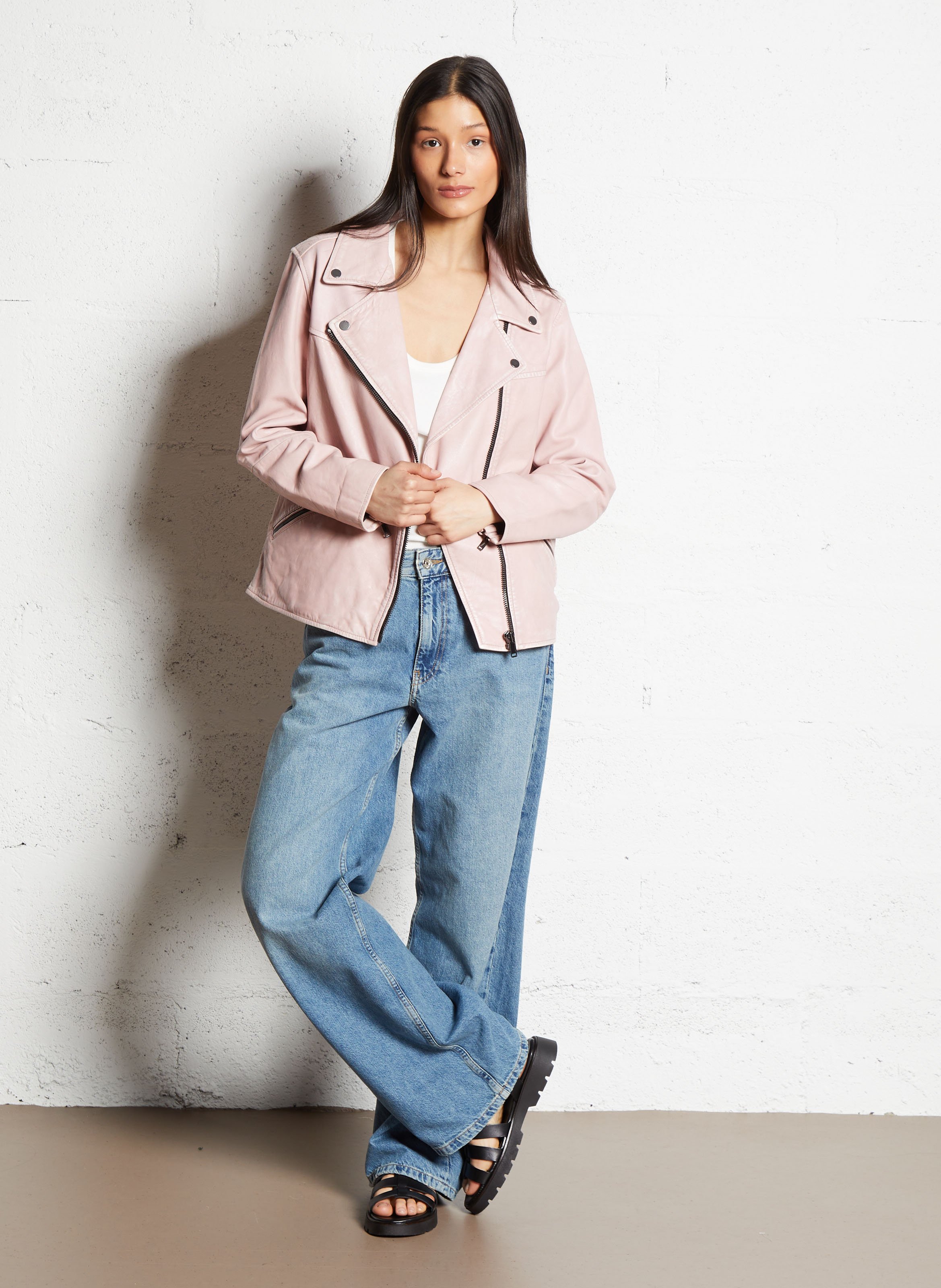 Débardeur col rond en coton IKKS Blanc