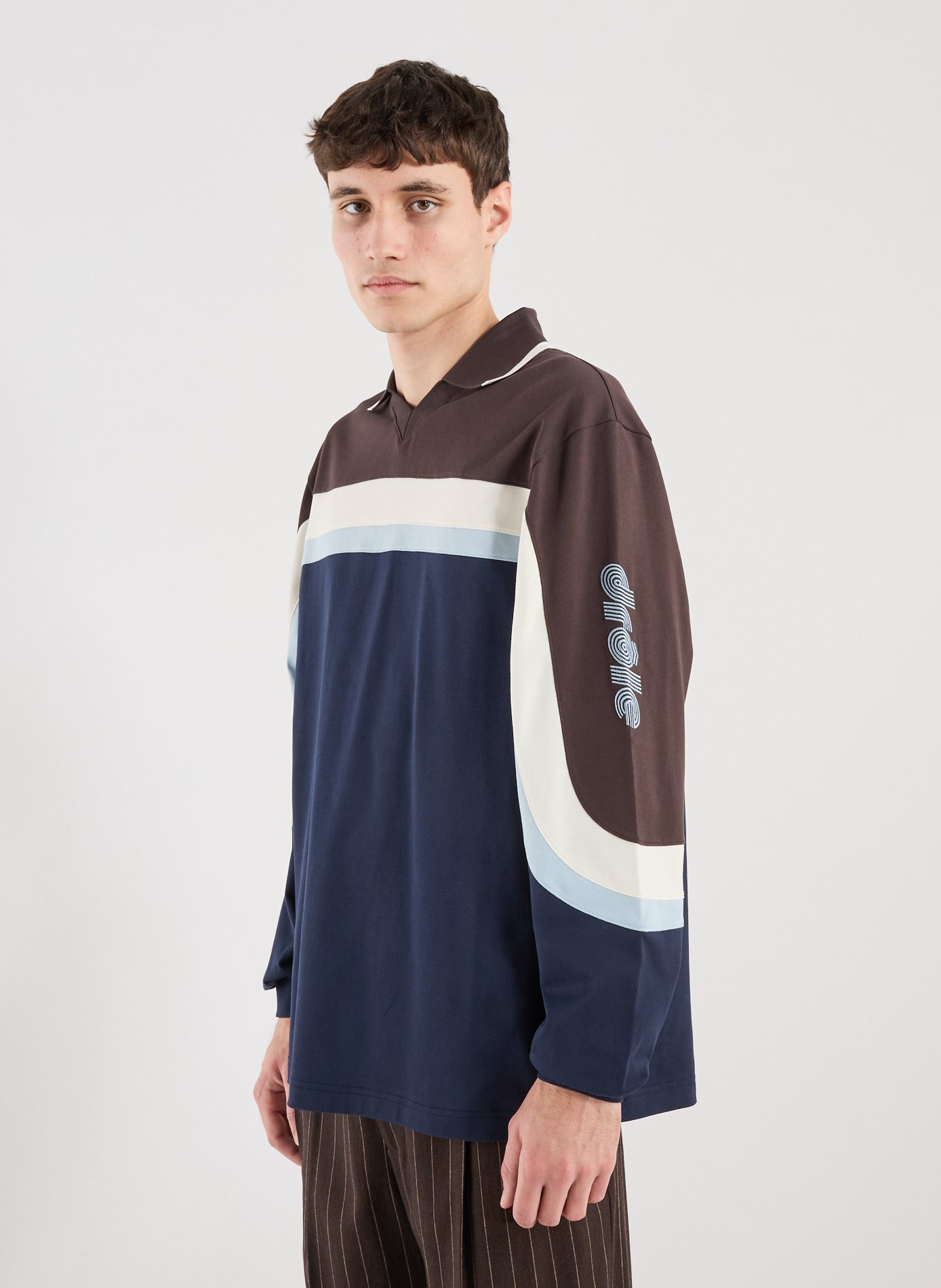 Le T-shirt Polo DROLE DE MONSIEUR Bleu