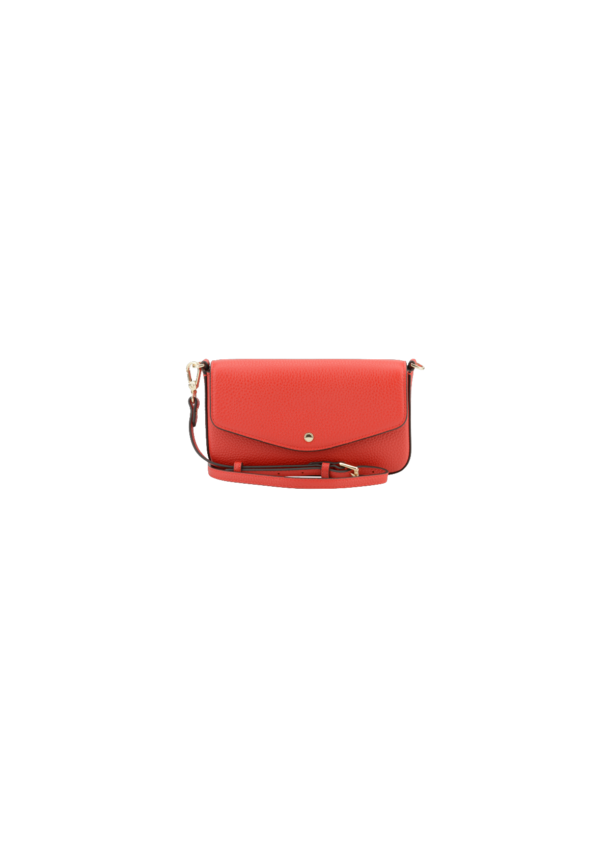 Club | sac pochette marron POURCHET Rouge