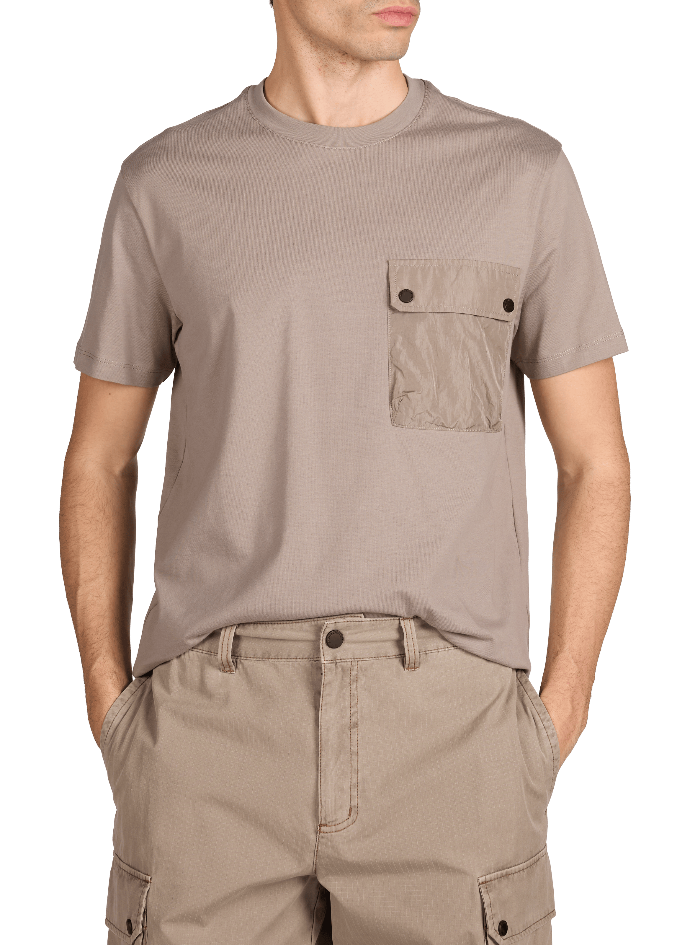 T-shirt en coton ARMANI EXCHANGE Beige