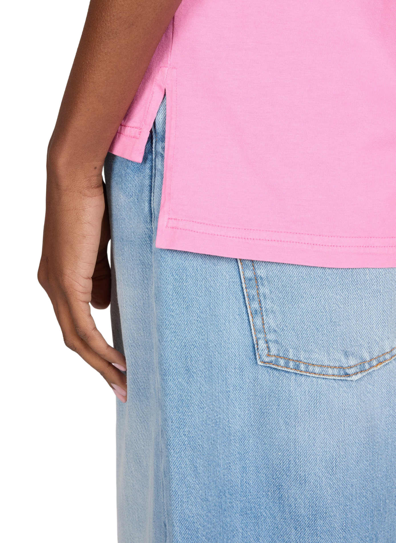 T-shirt en coton COURRÈGES Rose