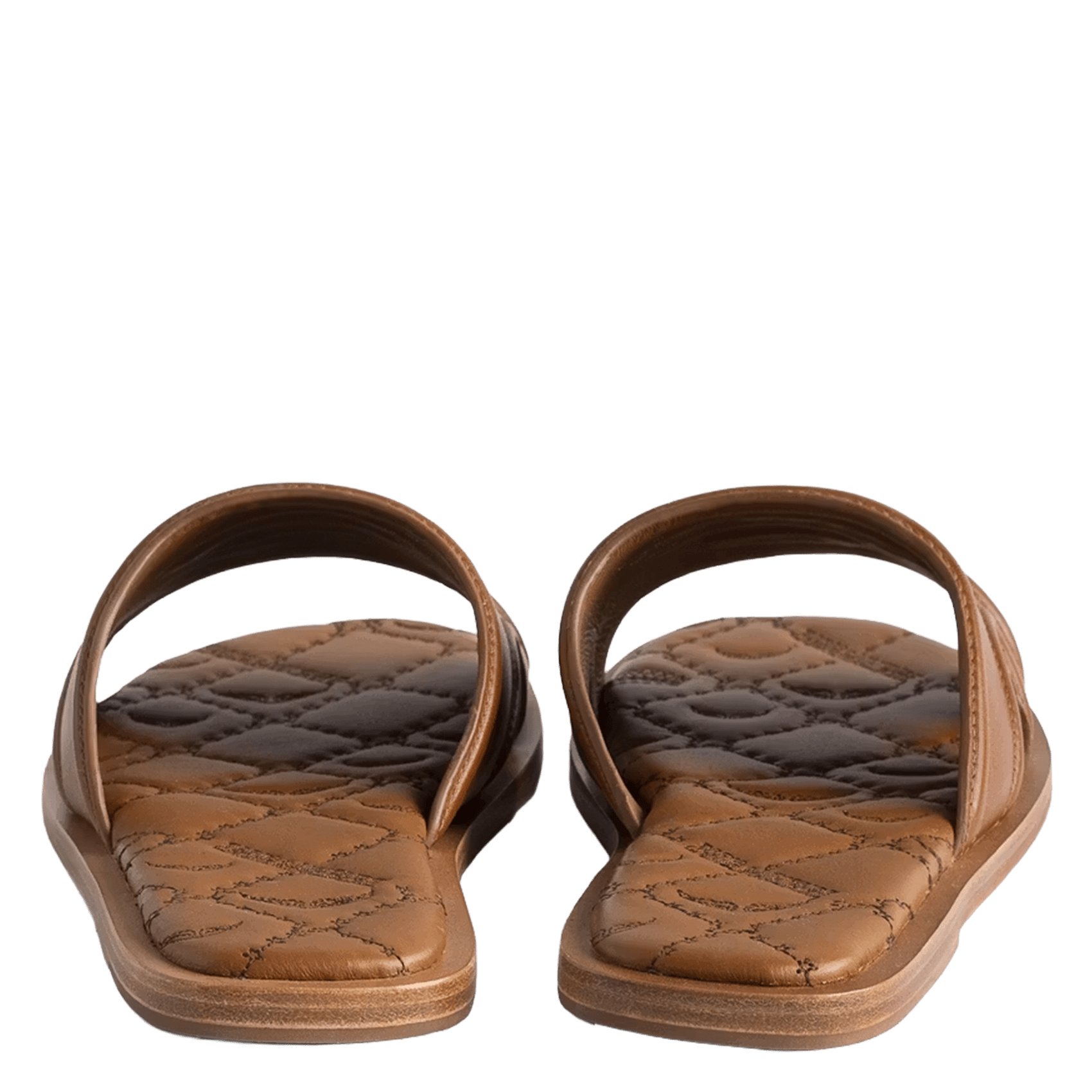 Sandales plates en cuir beach ZADIG&VOLTAIRE Marron