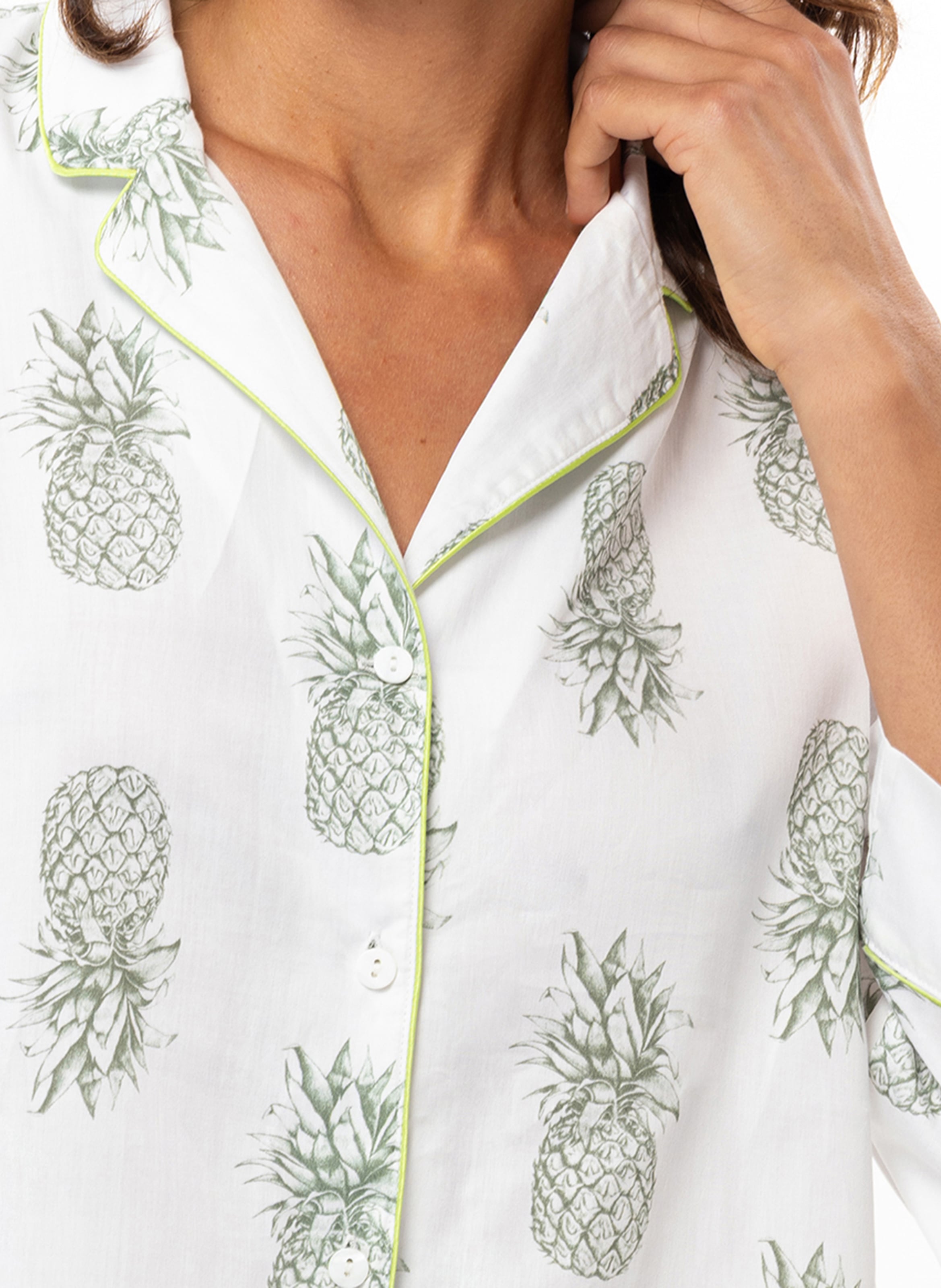 Pyjama boutonné en coton acapulco 206 LE CHAT Multicolore