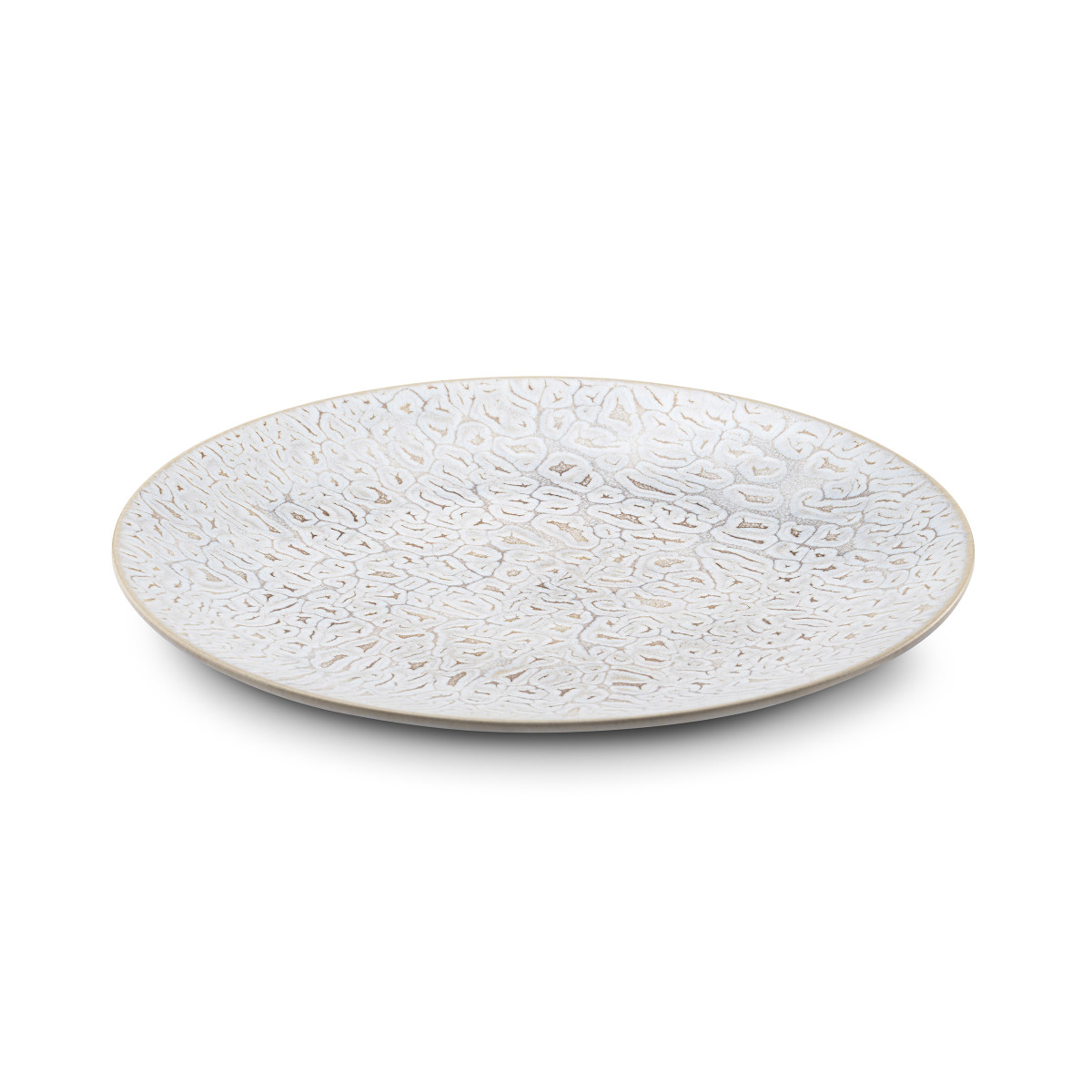 Explore - assiette plates forme coupe (lot de 6) MEDARD DE NOBLAT Beige